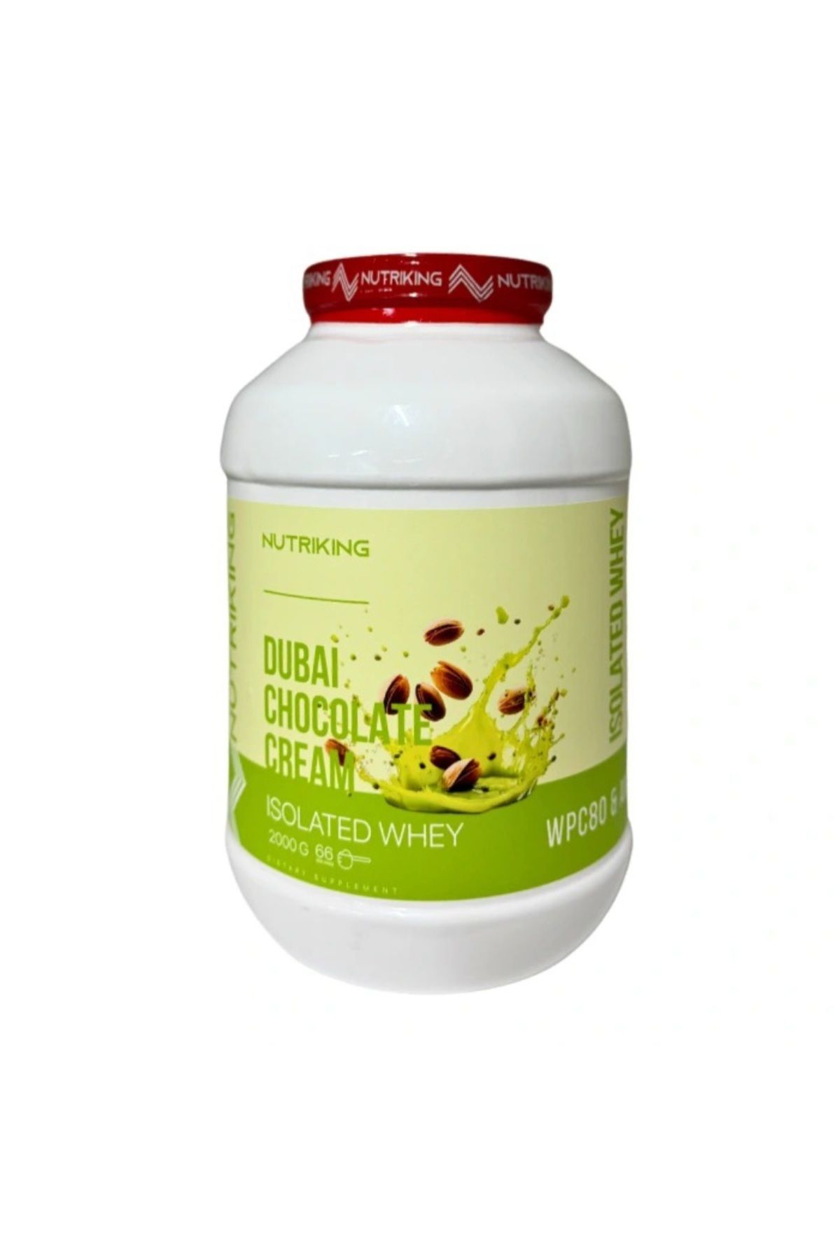 Nutriking Whey Isolate Protein 2000 Gr 66 Servis Dubai Çikolatası