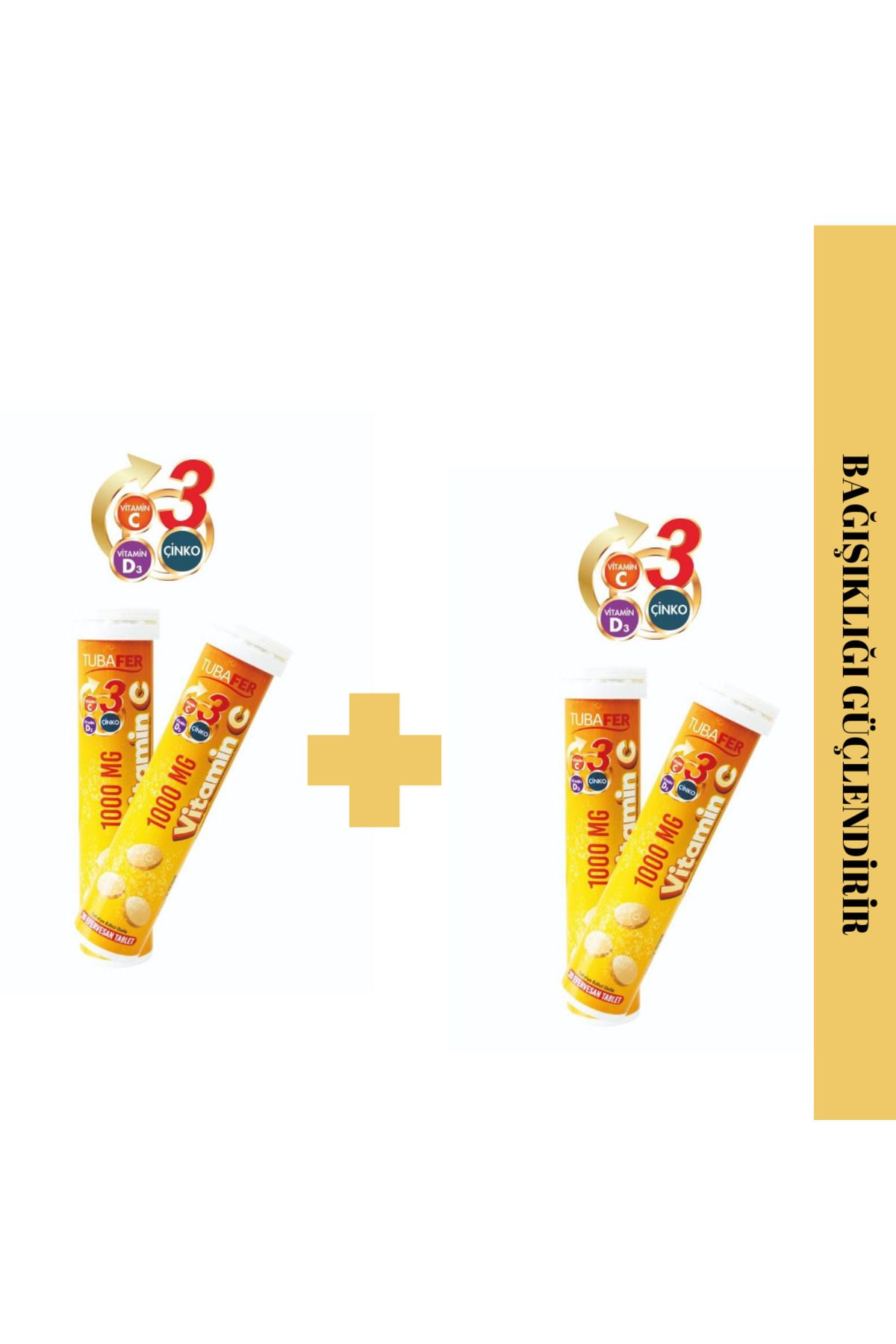 TubaFer Vitamin C , Çinko , D3