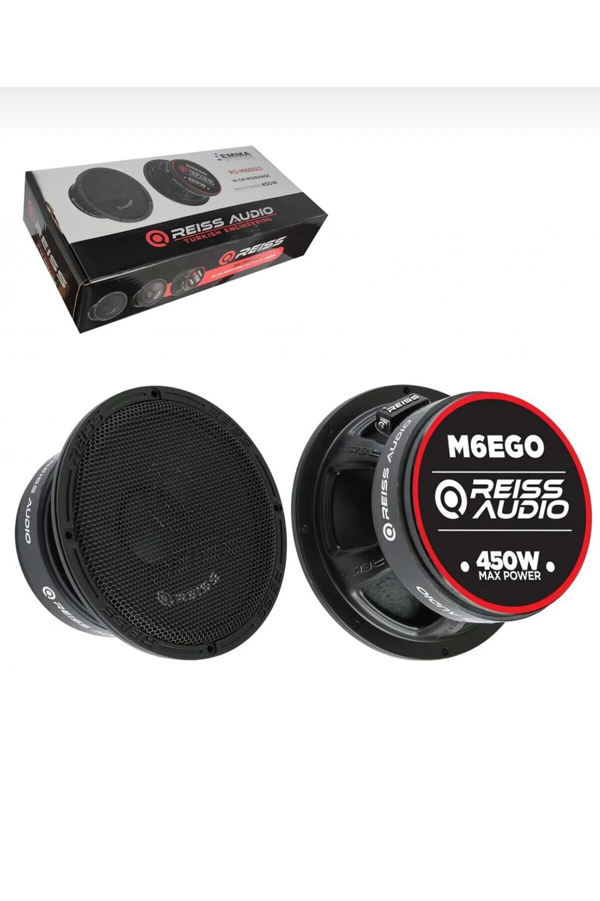REISS AUDIO 16cm Midrange Rs-m6ego Tanesi 450wat 200rms - Fiyatı