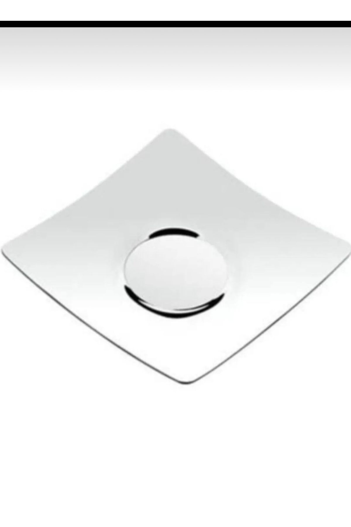 LeesHome-Set of 12 Square Steel Tea Plates 2