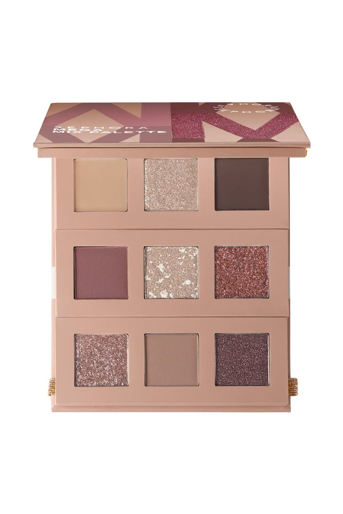 SEPHORA COLLECTION Mega Mix Palette-Yoğun Pigmenyli Uzun Süre Kalıcı Mat&Işıltılı&Parlak Bitişli Göz Far Paleti 8G