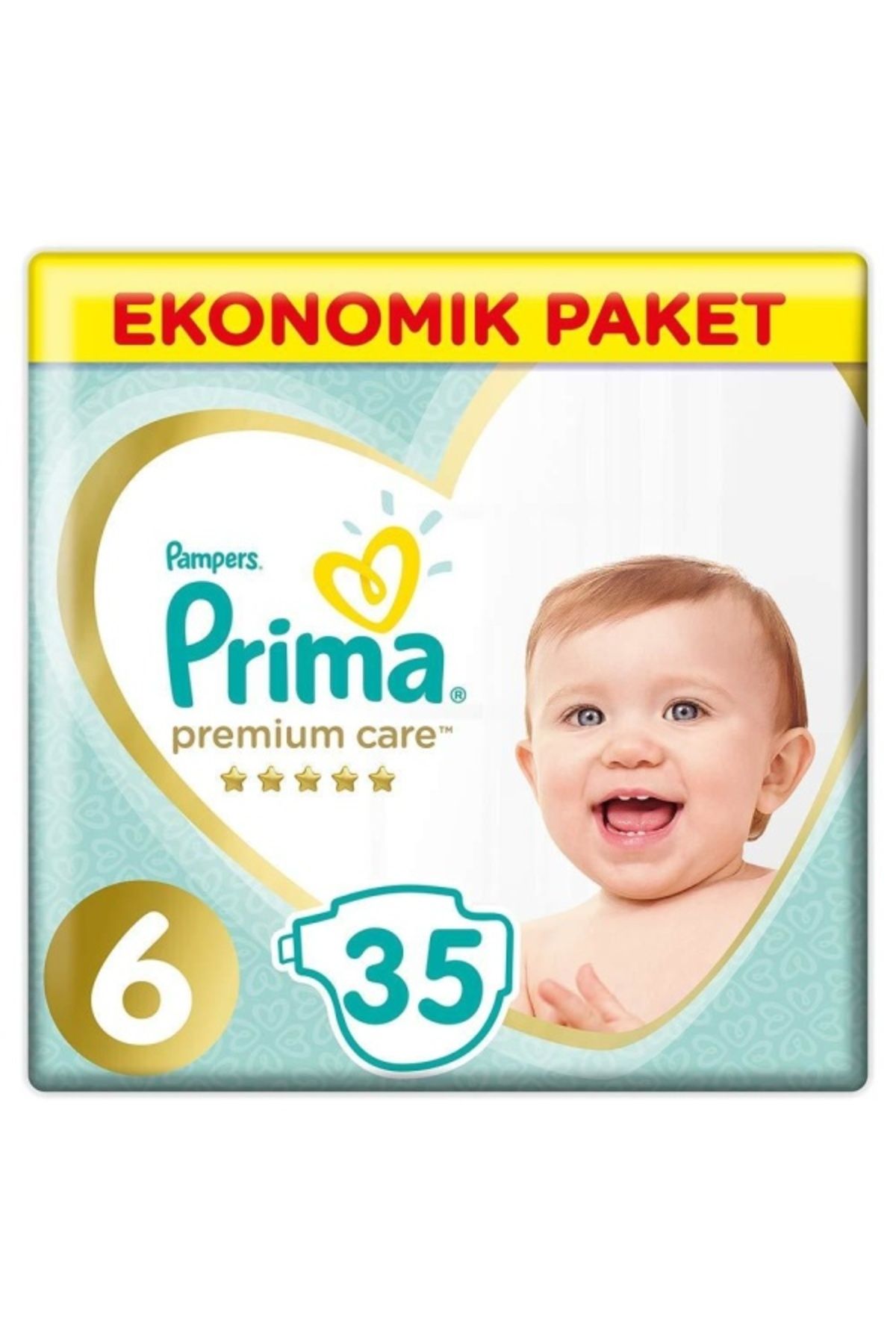 Prima Premium Care Bebek Bezi Ekonomik Paket 6 Beden 35 Adet