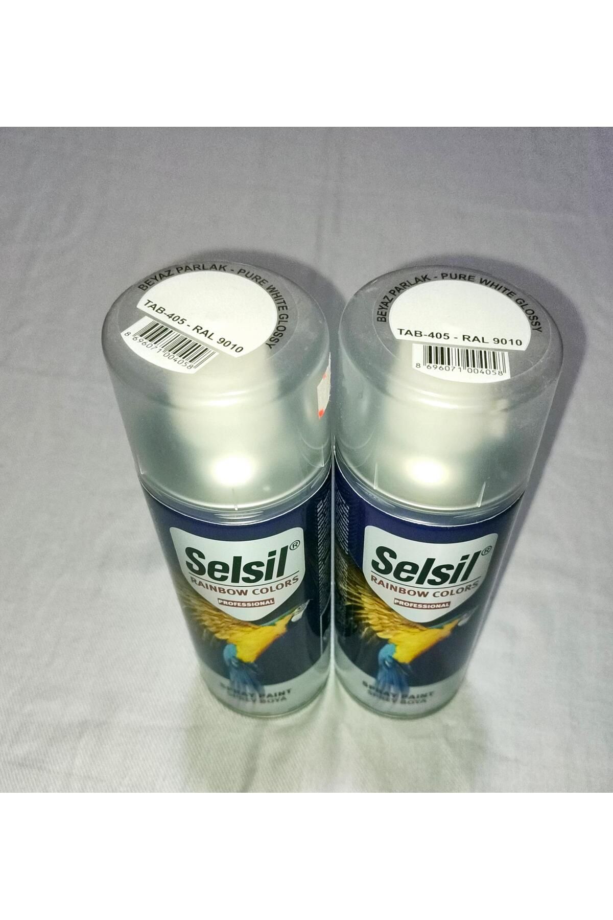 Selsil Beyaz Parlak Sprey Boya 400 Ml.