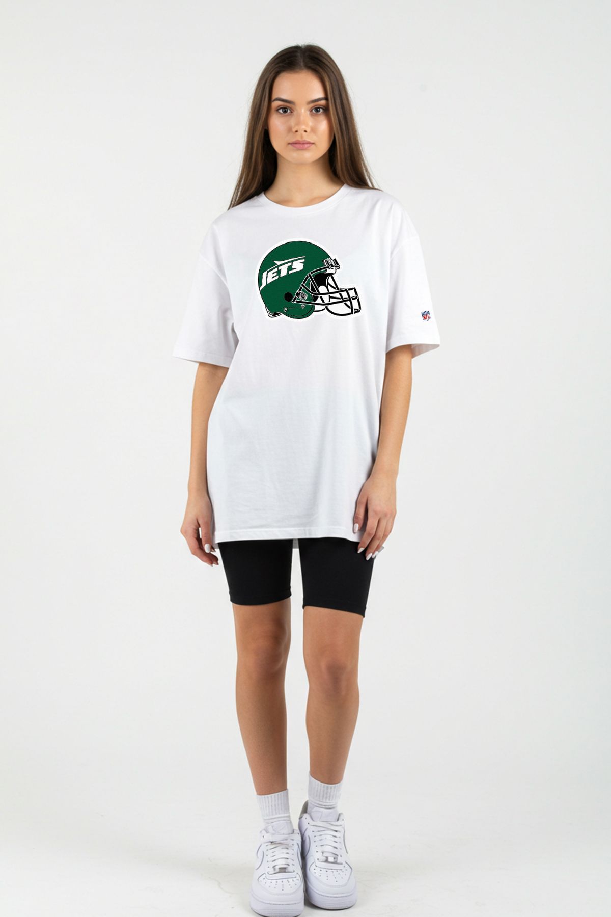 BA Sportswear New York Jets Football Beyaz Oversize T-shirt NFL