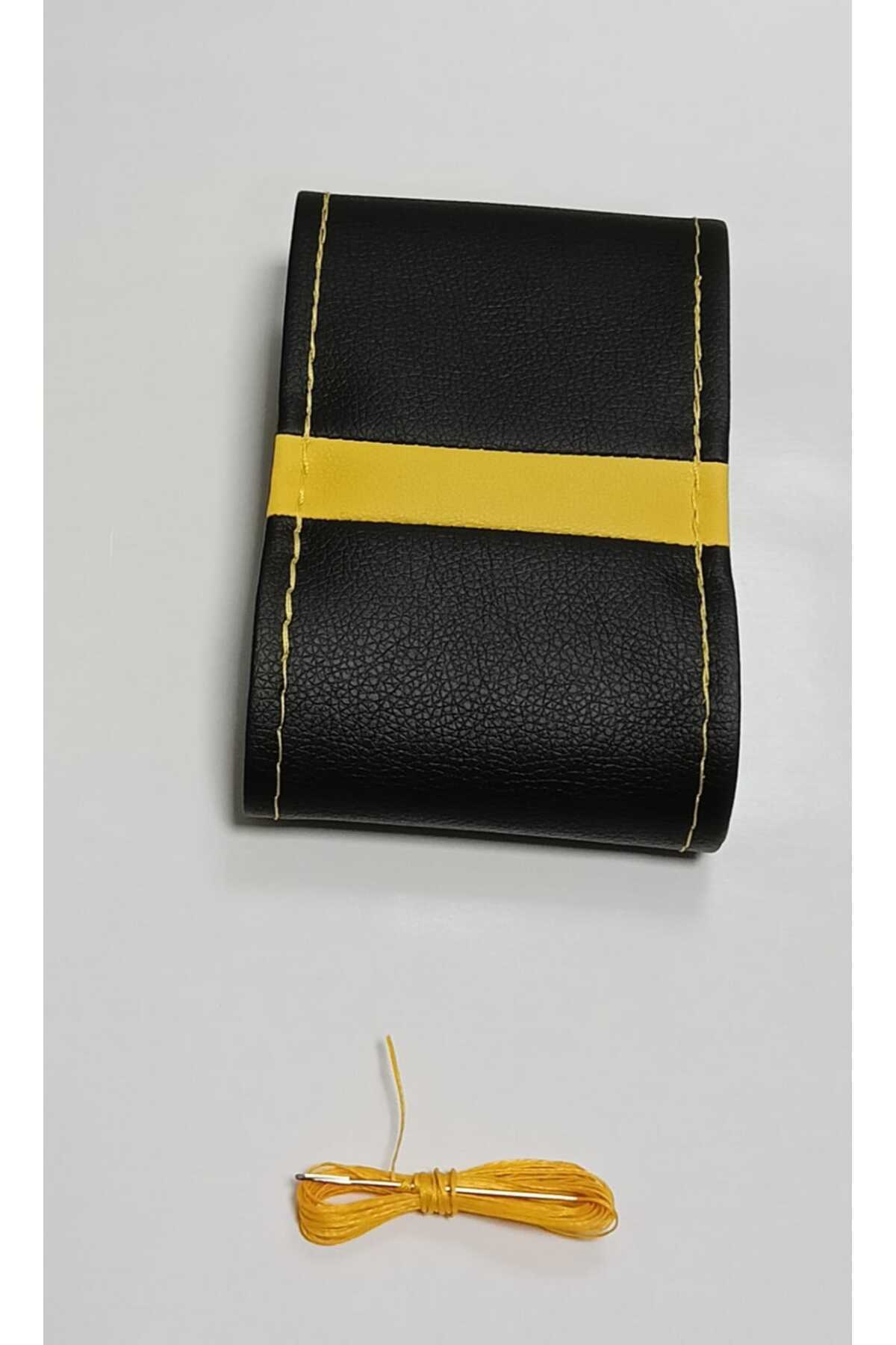 Genel Markalar FORD TOURNEO COURİER Uyumlu Araba, direksiyon kılıfı SARI YÜZÜKLÜ SARI SPOR DİKİŞLİ