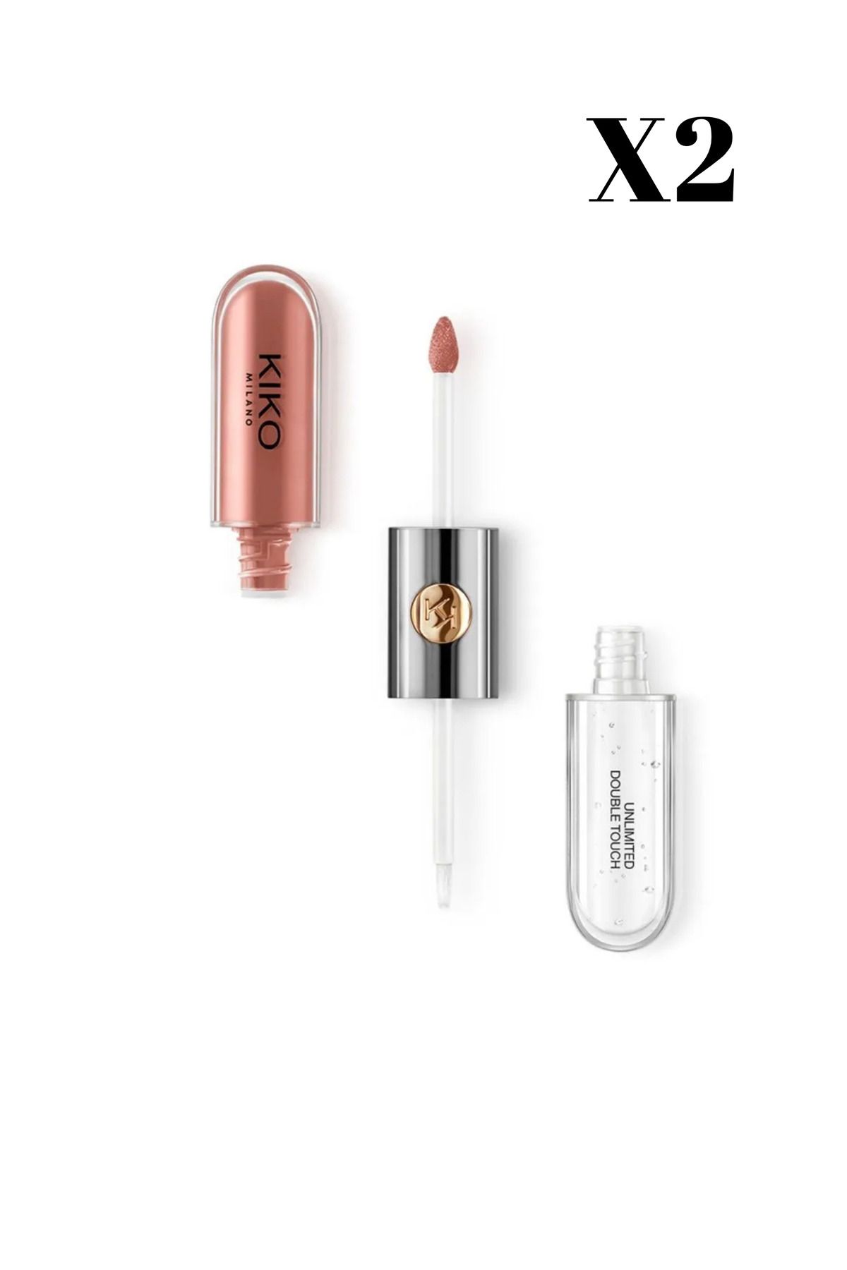 Kiko Likit Ruj - Unlimited Double Touch 103 Natural Rose 6 ml 2 Adet