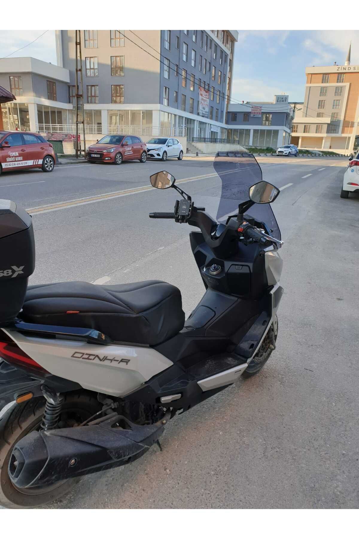 Kymco Dink R 150 Siperlik Ön Cam 2023-2025 Model 68cm Füme Renkli 4mm