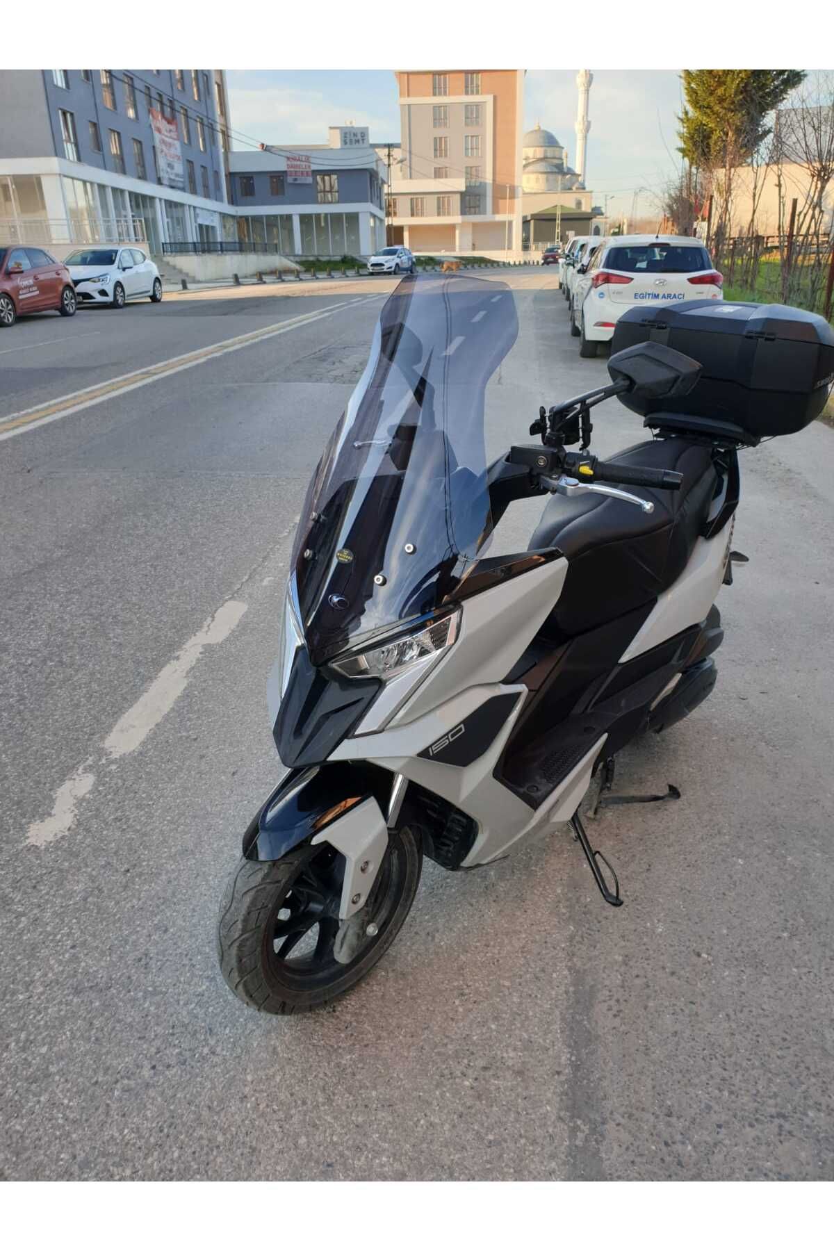 Kymco Dink R 150 Siperlik Ön Cam 2023-2025 Model 68cm Füme Renkli 4mm