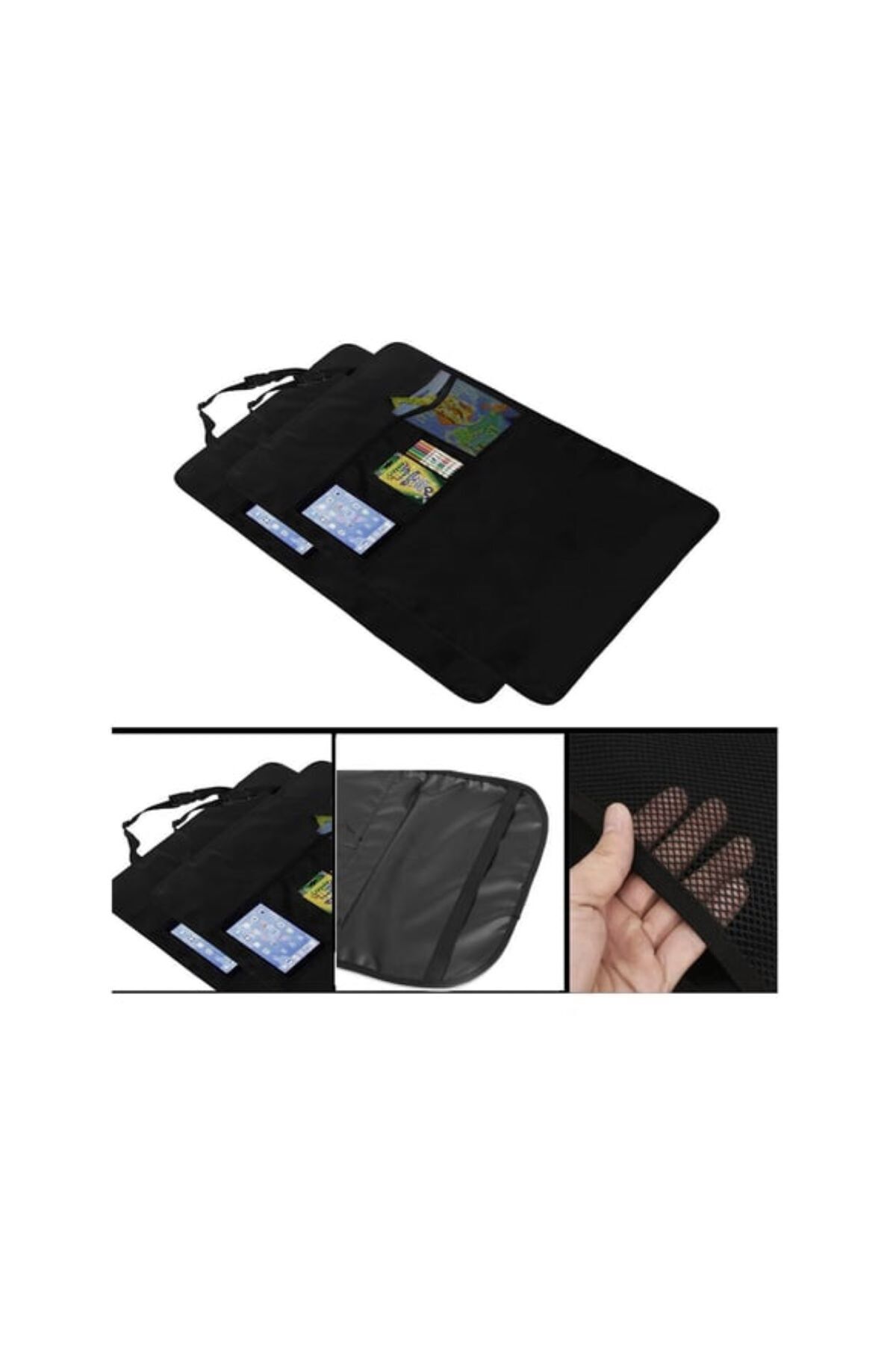 mc.pierobaby Araba Koltuk Arkası Koruyucu Kılıf File Cepli Organizer 1 Adet fotoğrafı 4 (önizleme)