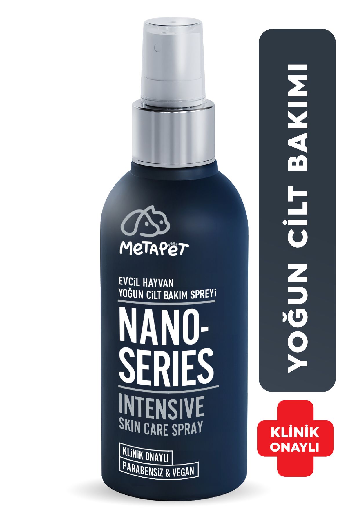 Metapet Kedi Nano Series Yoğun Cilt Bakımı Spreyi, Yara Göz Kulak Ağız Temizlemeye Uygundur, 150 ml