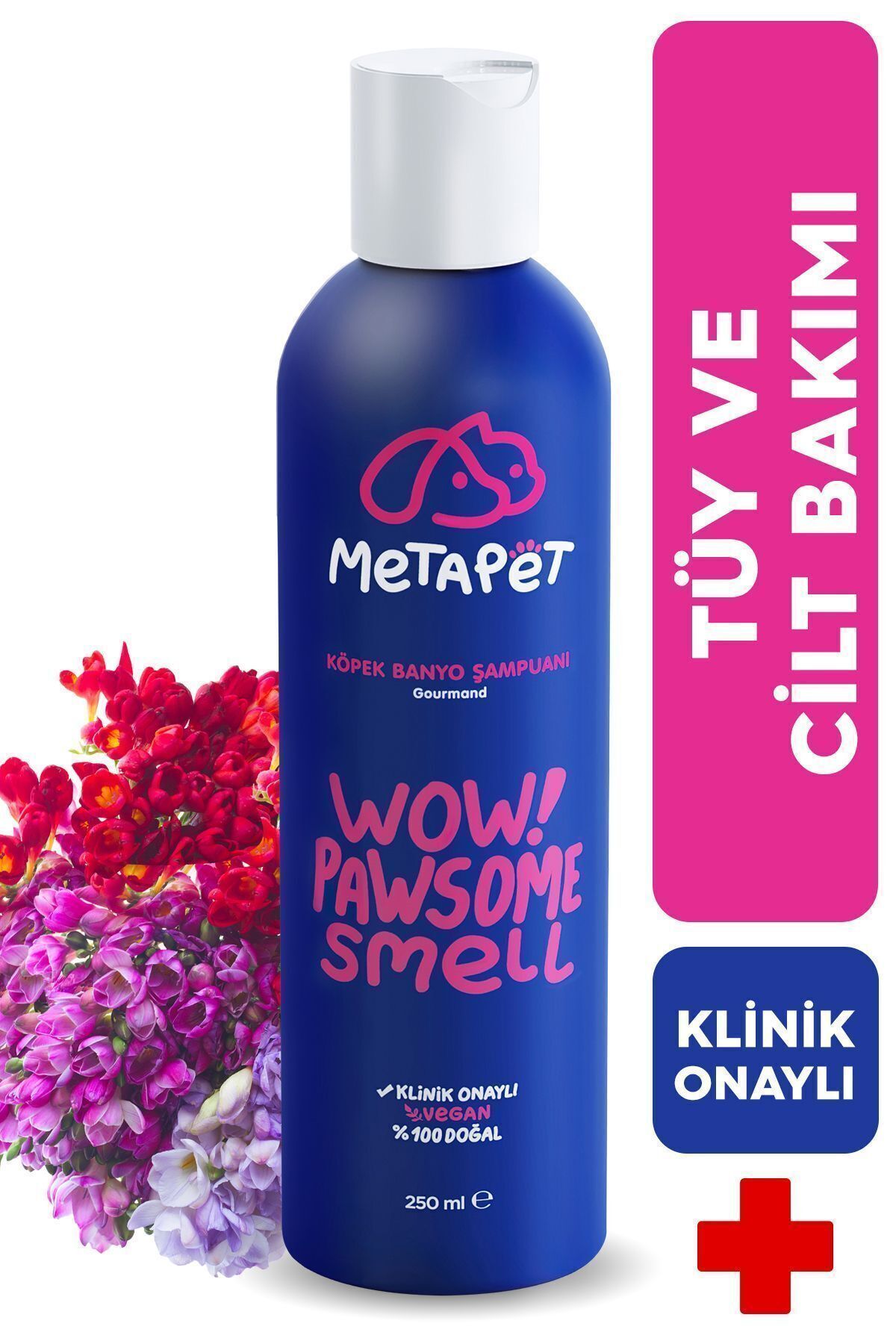 Metapet Organik Köpek Şampuanı, Doğal Koku Giderici Gourmand, Yavru Ve Hassas Ciltlere Uygun - 250 ml