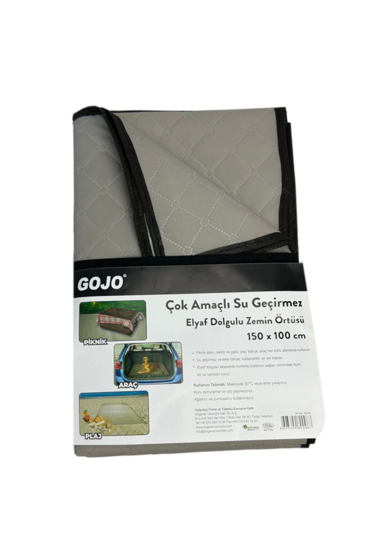 Gojo Çok Amaçlı Su Geçirmez Elyaf Dolgulu Örtü 150x100 Cm