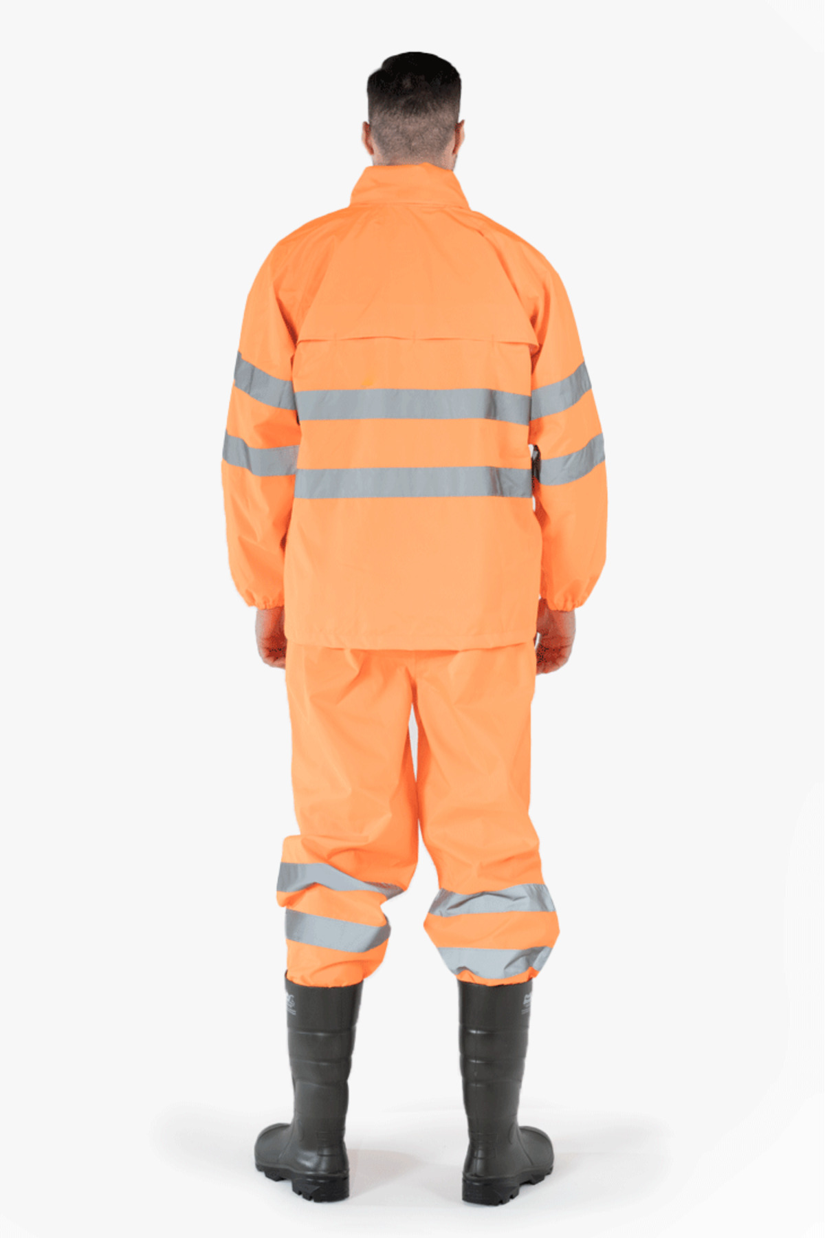 Hi - Vis Reflektörlü Yağmurluk Takım — نارنجی OWL 8100 — تصویر 2 از 6