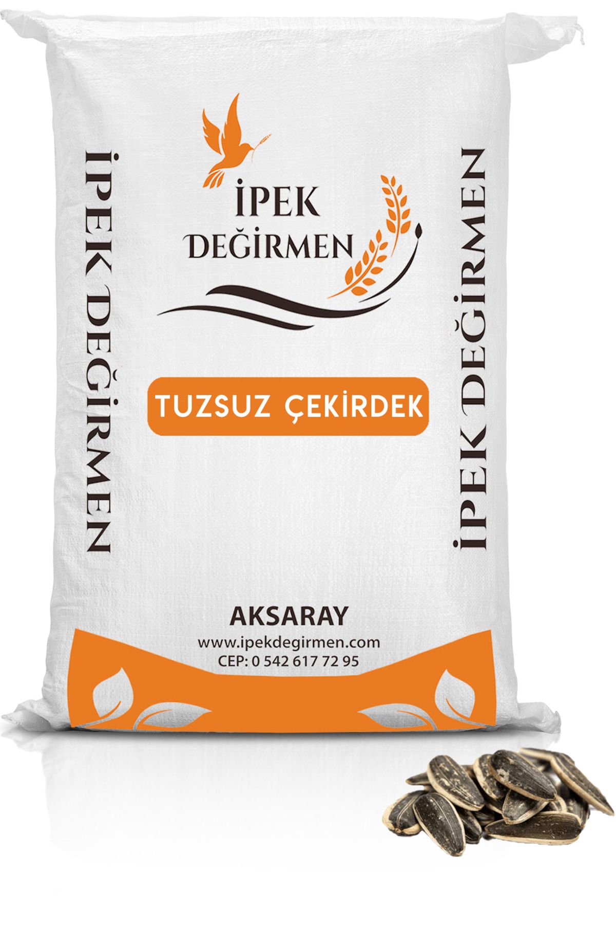 İpek Değirmen Lüks Kuruyemiş Tuzsuz Kavrulmuş Ay Çekirdek 5 Kg