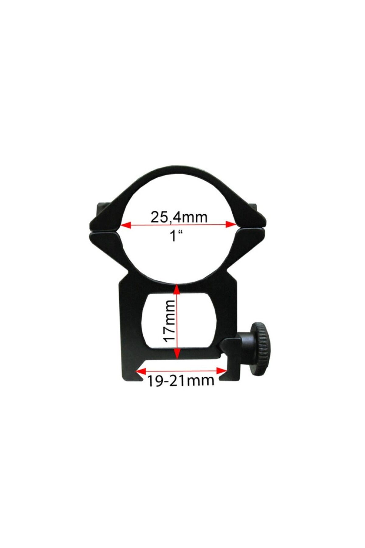 Neiçin Namlusu için Çift Vidalı Dürbün Montaj Ayağı 22MM