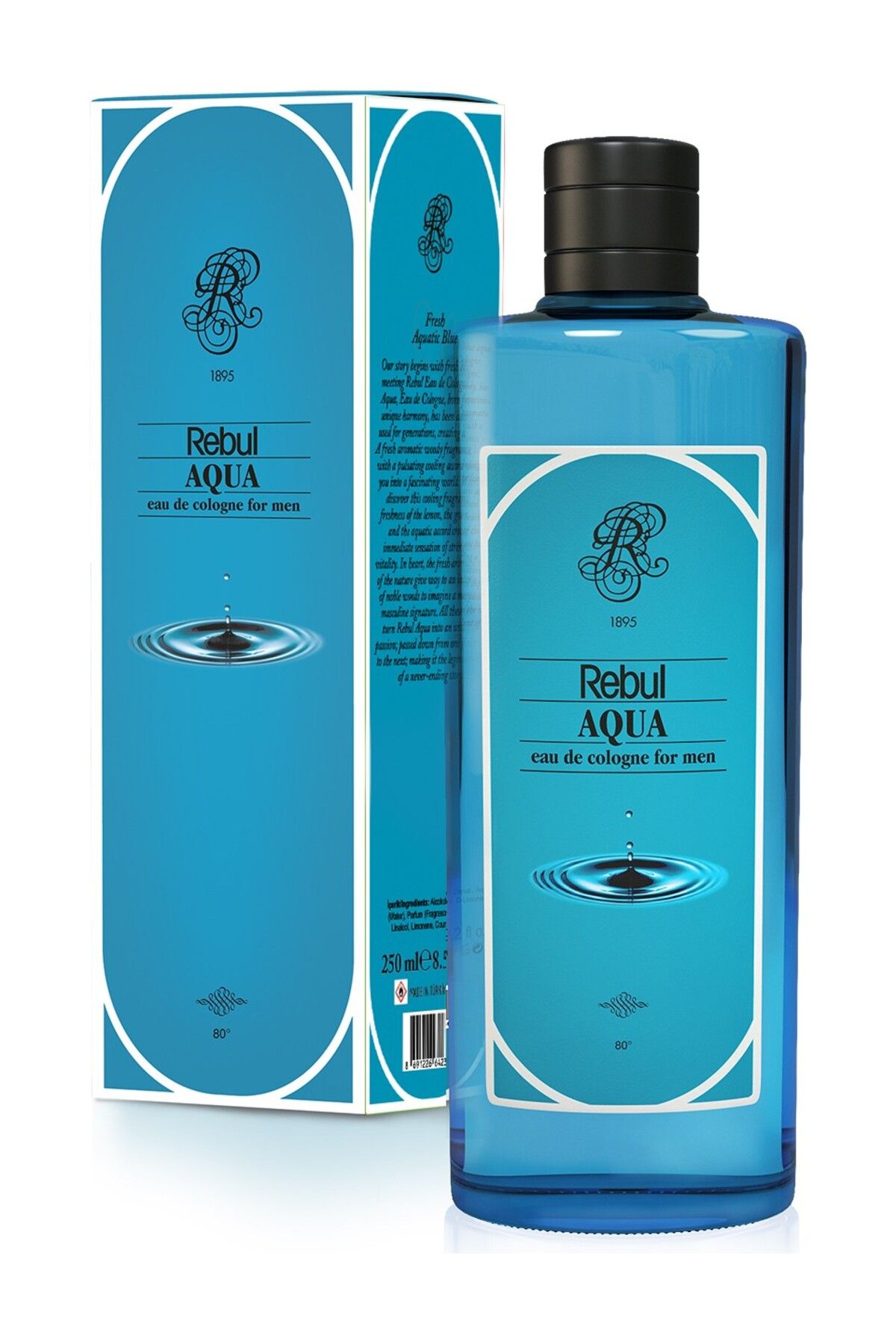 Rebul Aqua 250 ml Cam Şişe