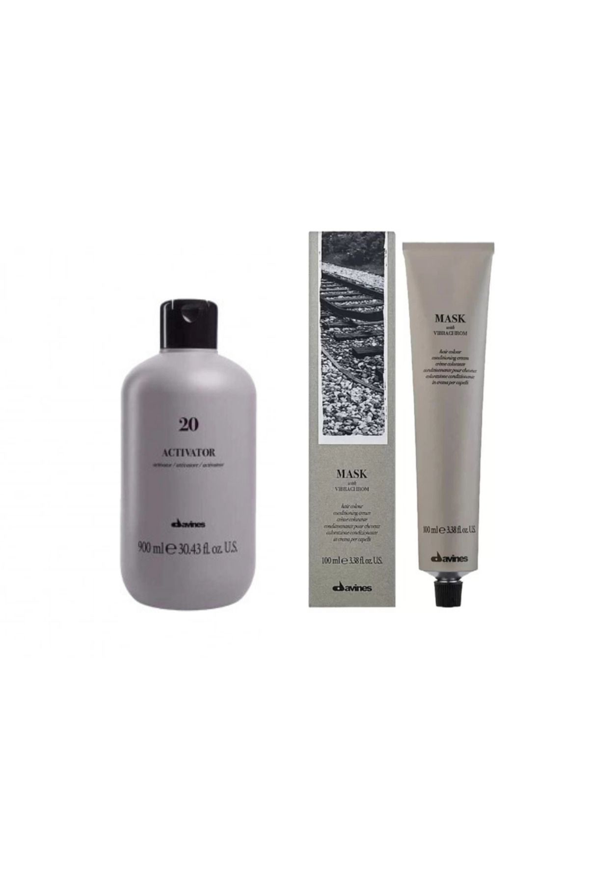 Davines Oksidan / 3 ADET 5.0 Davines Mask With Vibrachrom Saç Boyası