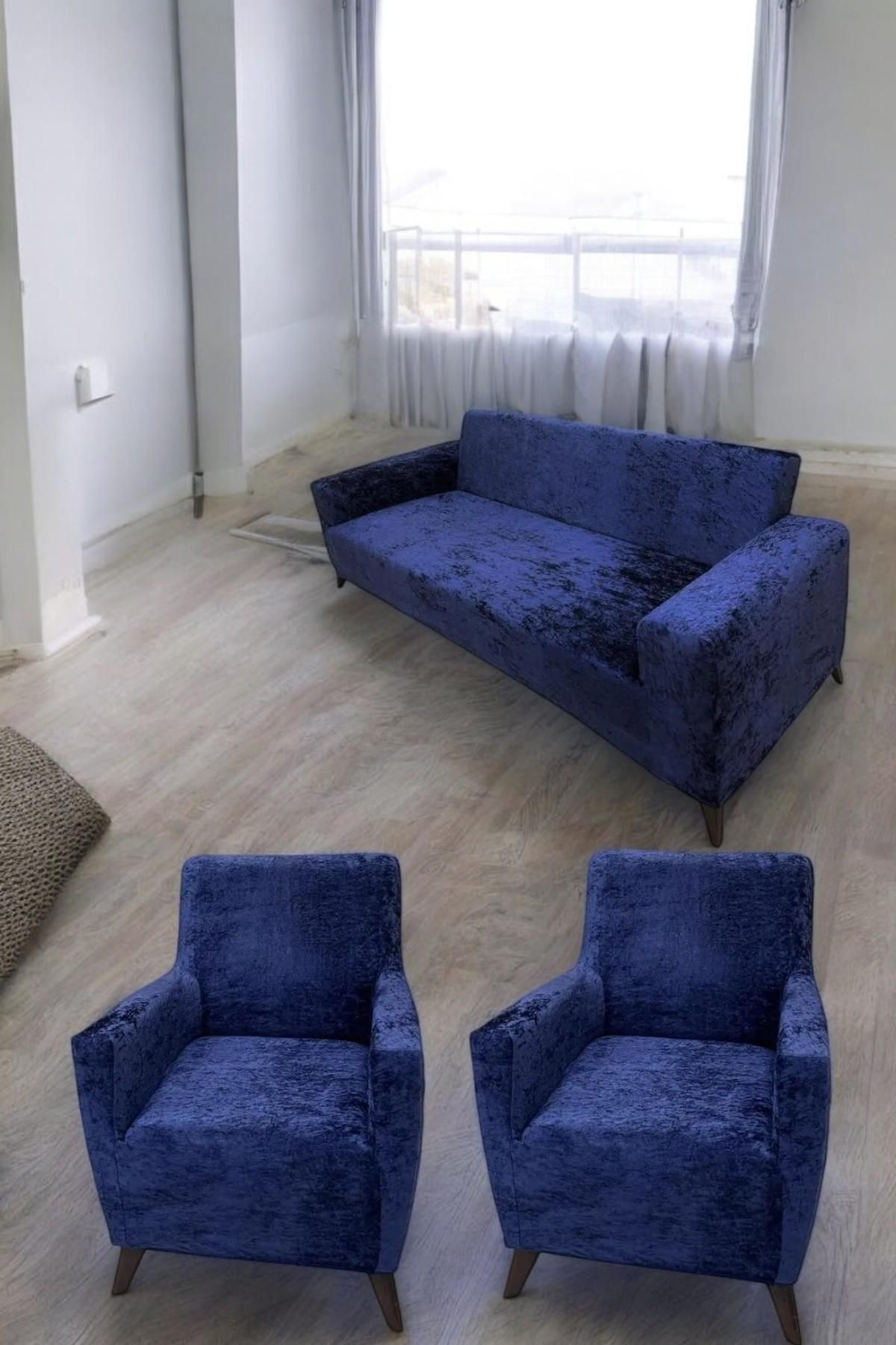MADAME BELLA Husă De Canapea Din Catifea Flexibilă Și Lavabilă - 3+1+1 Husă Rezistentă La Pete Și Fără Decolorare - One Size