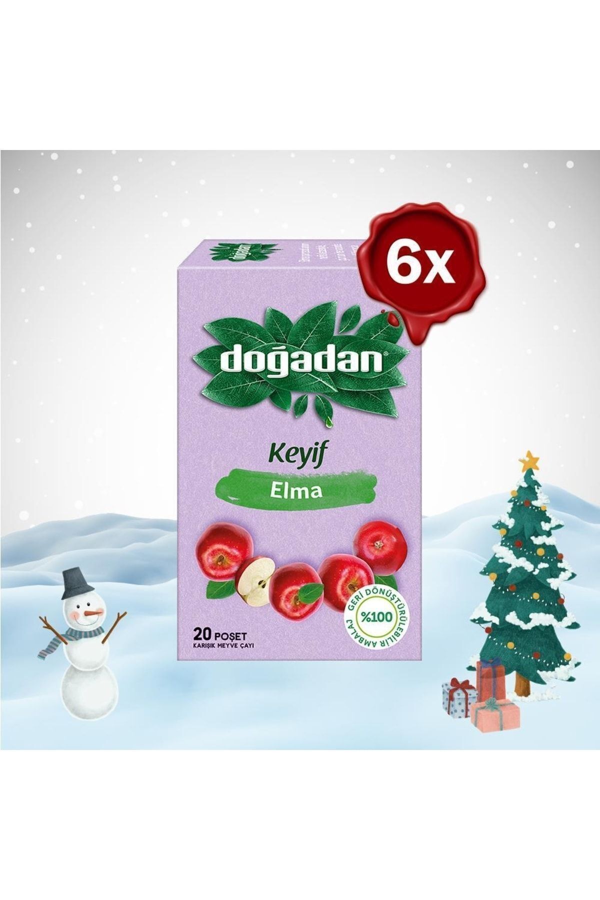 Doğadan Keyif Elma Bitki Çayı x 5 Adet