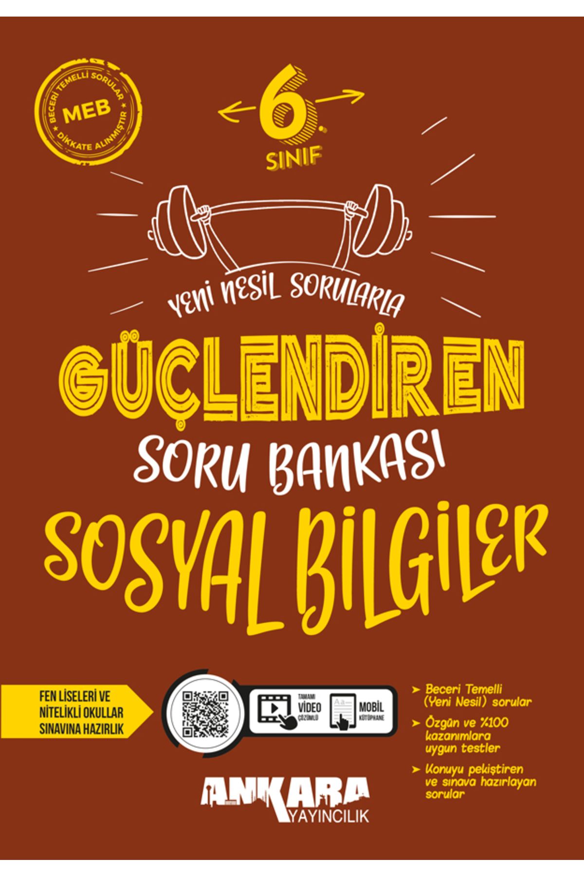 Kırtasiye seti ve Ankara Yayıncılık 6. Sınıf Güçlendiren Sosyal Soru Bankası Kırtasiye seti ve Ankara Yayıncılık 6. Sınıf Güçlendiren Sosyal Soru Bankası