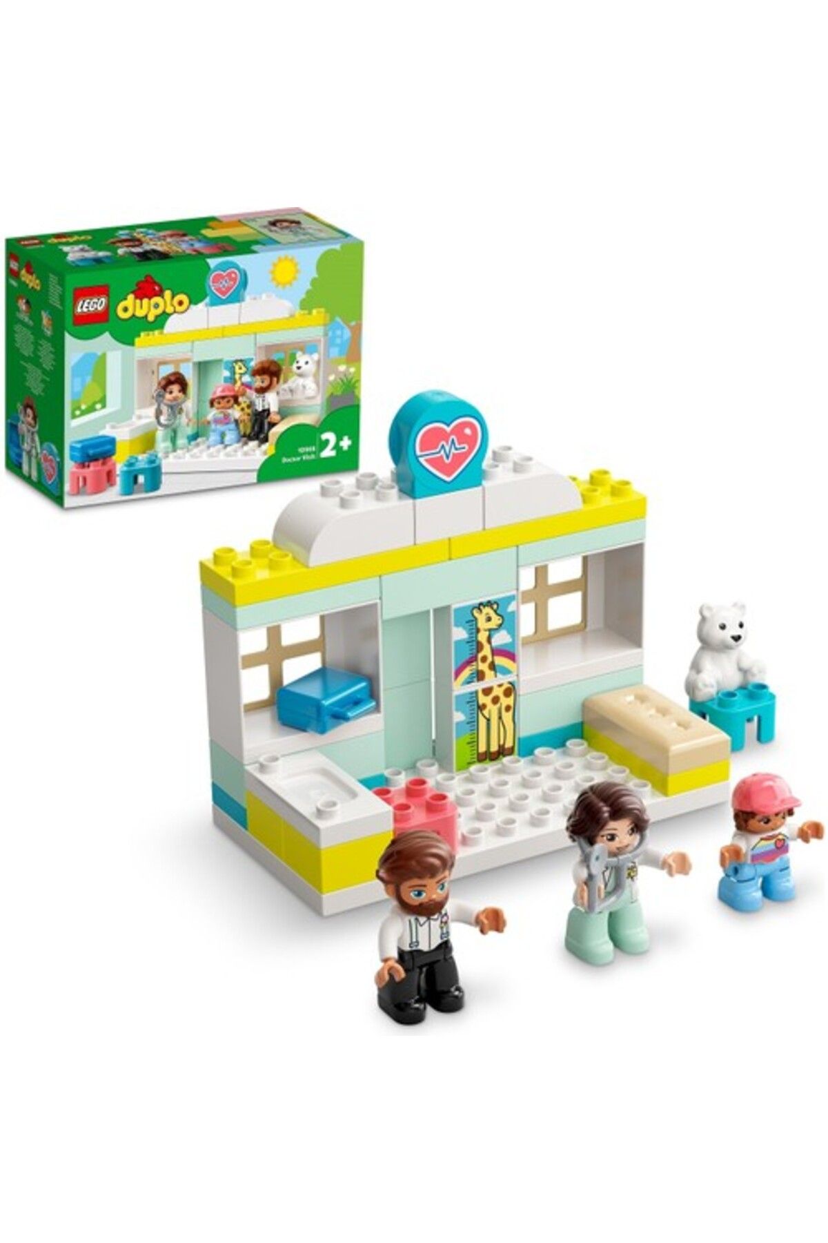 LEGO ® DUPLO® Kurtarma Doktor Muayenesi 10968 - Okul Öncesi için Eğitici Oyuncak Yapım Seti(34 Parça)