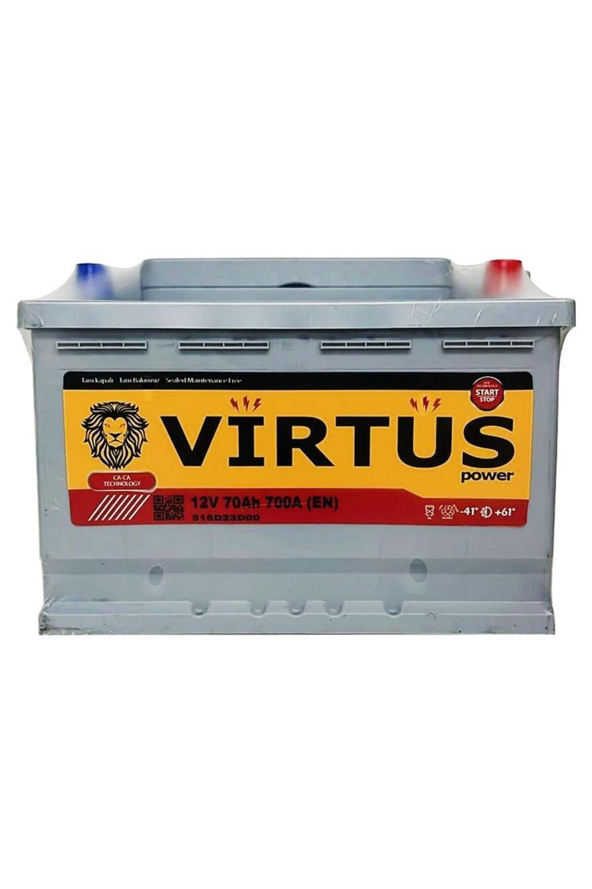 VIRTUS AKÜ 12 V 70 Ah. START STOP EFB-L3 KUTU 275x175x190