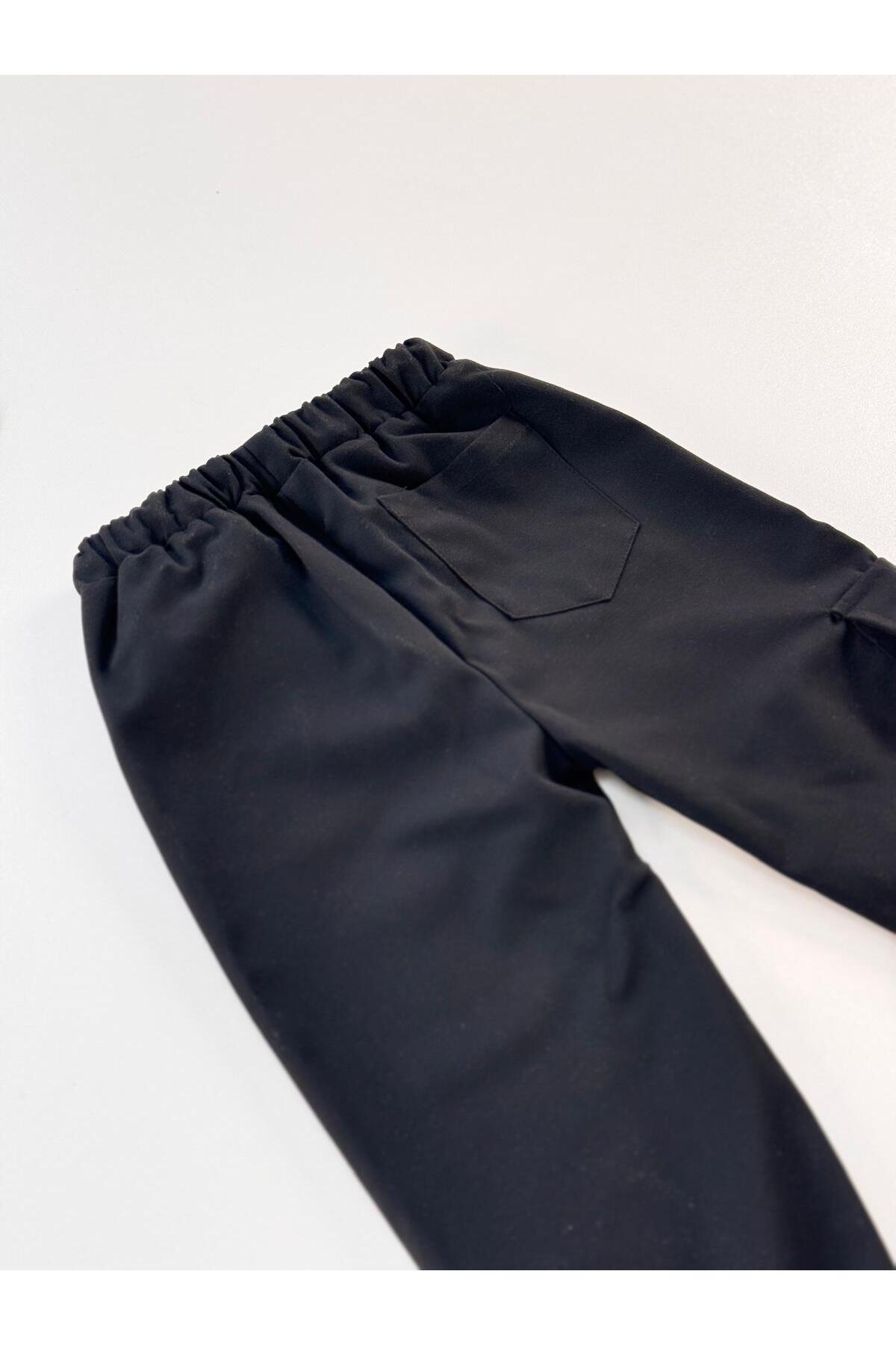 EFU BABY Kargo Cepli Ayarlanabilir Bel Lastikli Erkek Çocuk Pantolon fotoğrafı 2 (önizleme)