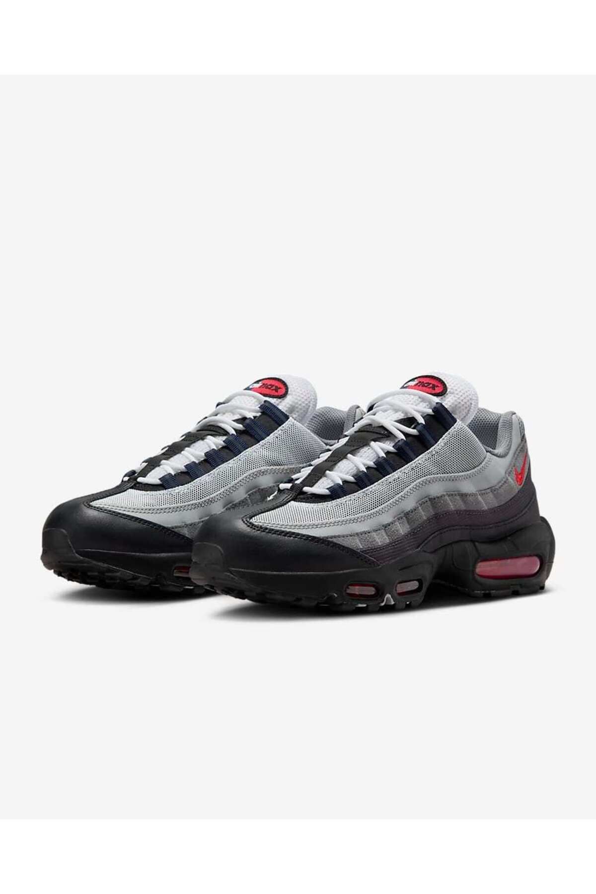 Nike Air Max 95 Black Track Red Erkek Sneaker Ayakkabı DM0011-007