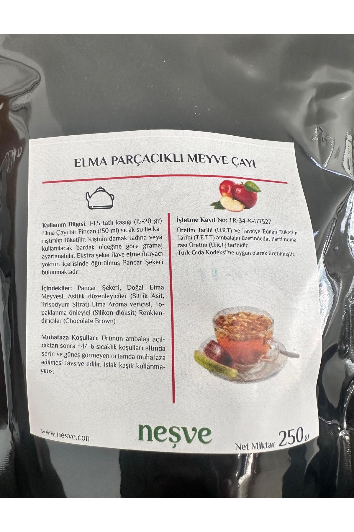 Neşve Elma Parçacıklı Meyve Çayı