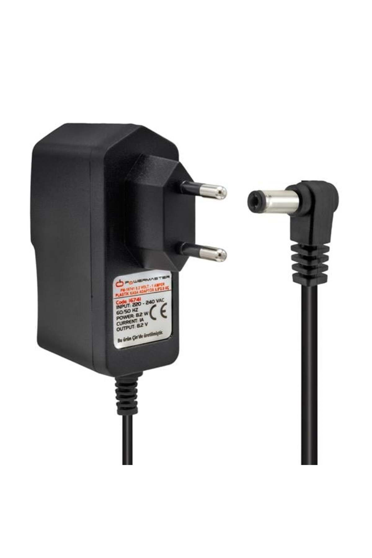 nerede bulurum Power Pm-16741 8.2 Volt - 1 Amper 5.5*2.5 Mm Uçlu PlastiK Kasa Adaptör