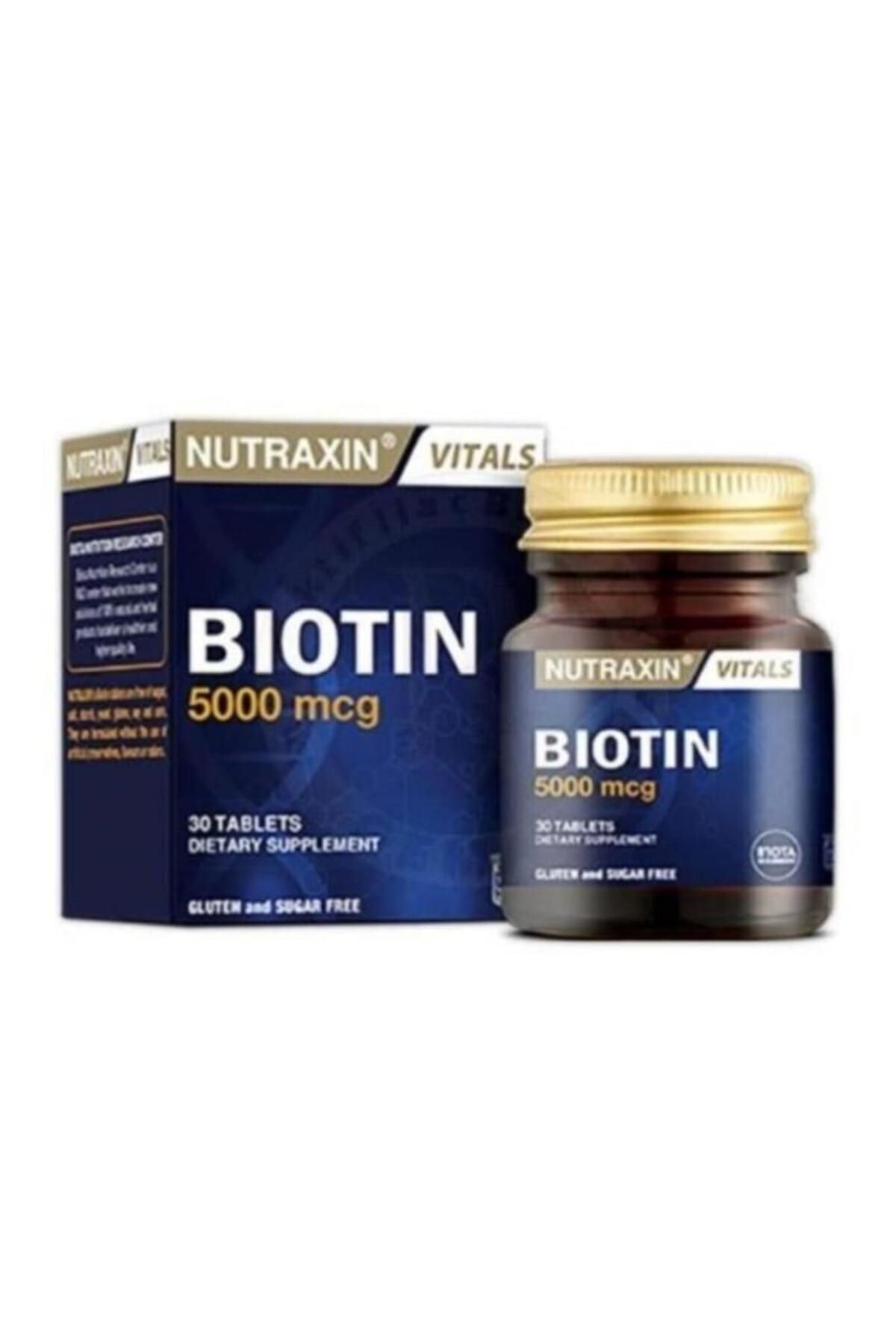 Nutraxin Biotin 5000 Mcg 30 Tablet