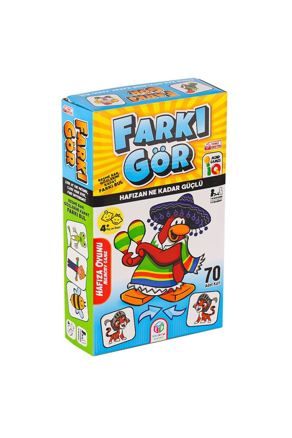 Hobi Toys 2846-728 Farkı Gör Hafıza Oyunu -Hobi Oyuncak