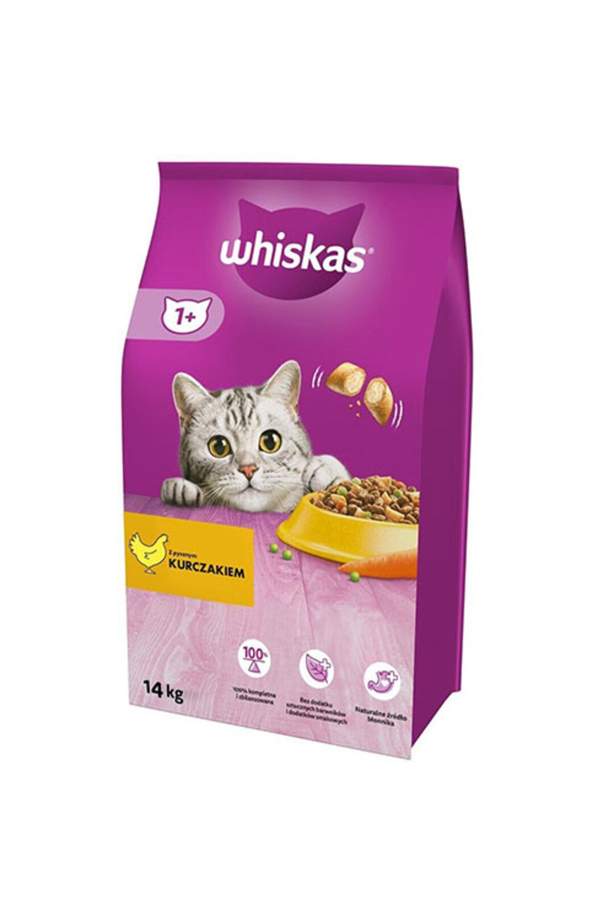 Whiskas Tavuklu Ve Sebzeli Yetişkin Kedi Maması 14 Kg