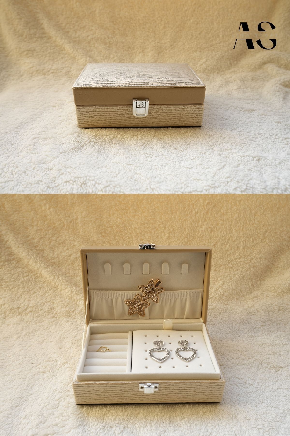 JEWELRY BOX JEWELRY ORGANIZER EARRING NECKLACE BRACELET ORGANIZER