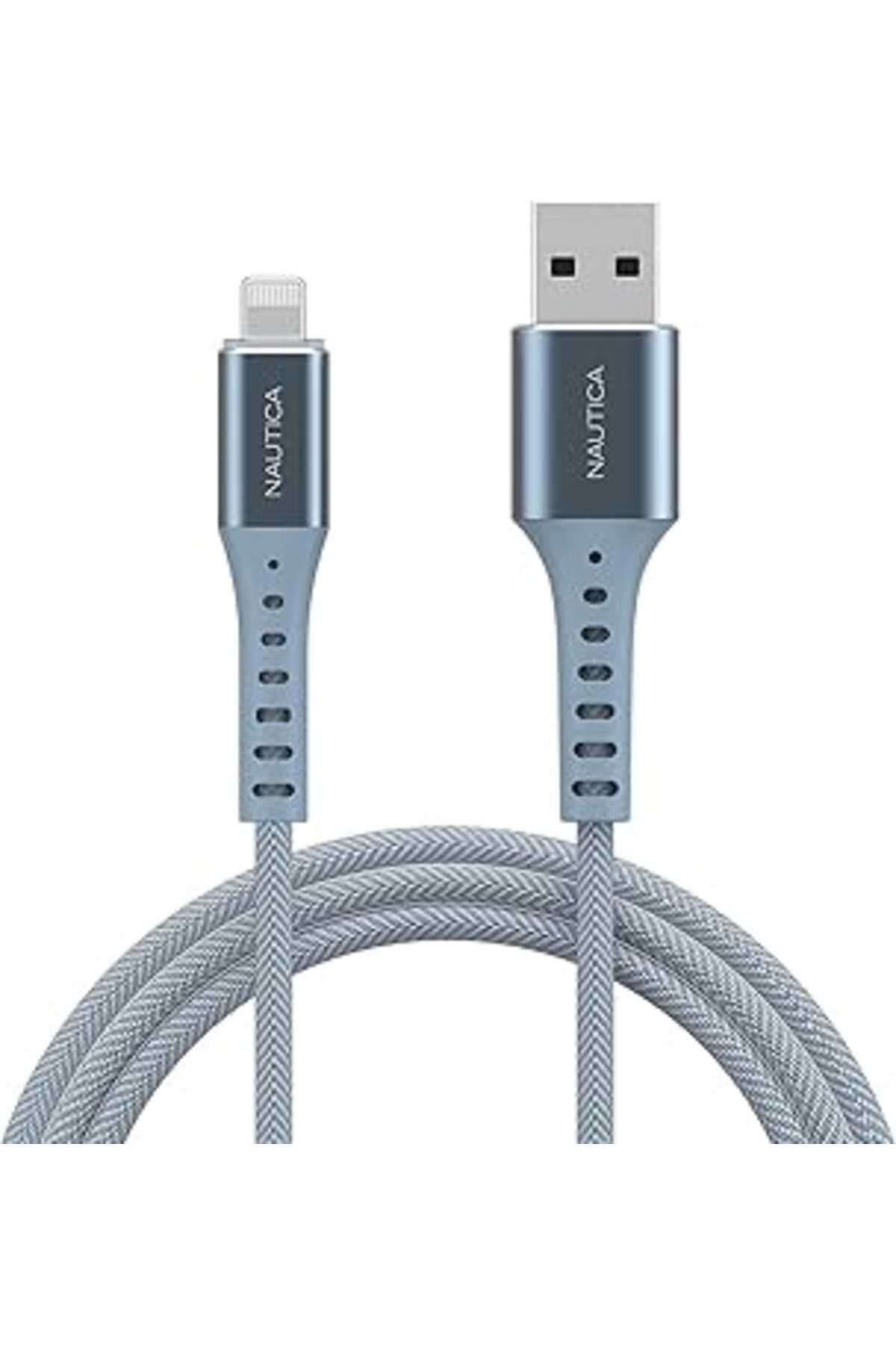 Genel Markalar C65 Mfi Lightning To Usb-A 12W Örgülü Hızlı Şarj Ve Data Kablosu 1.2M Mavi