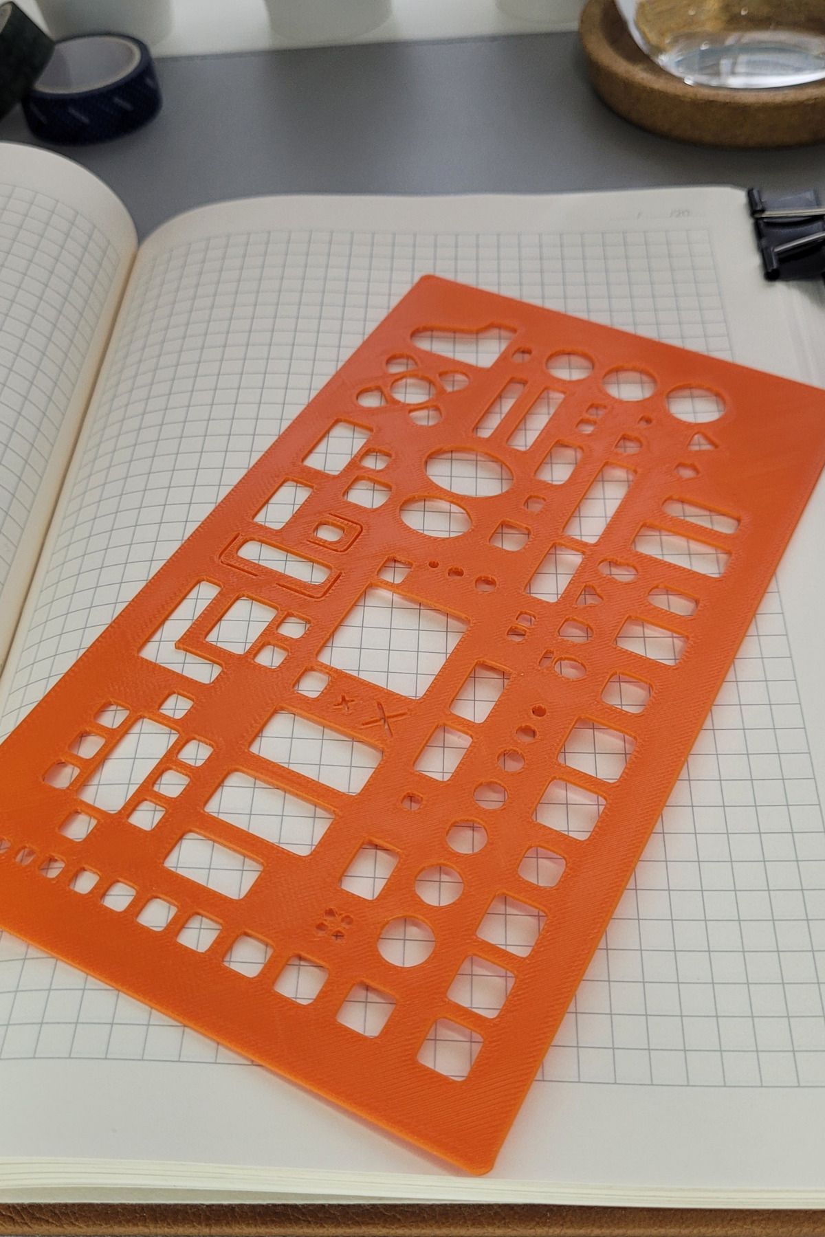 Karmelom Studio-1:100 Scale Architecture Technical Drawing Template Ruler 3