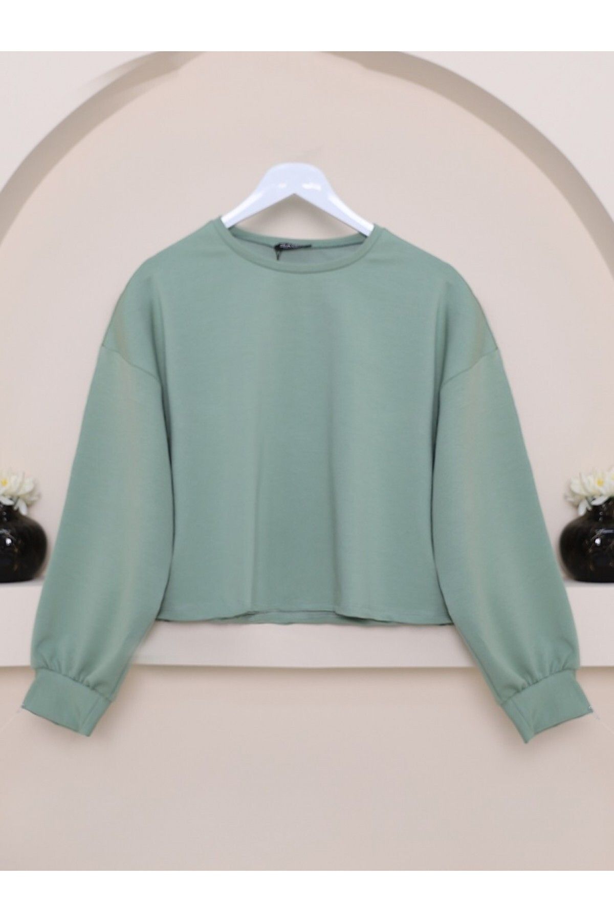 Modamorfo-2 Thread Oversize Crop Sweat 2