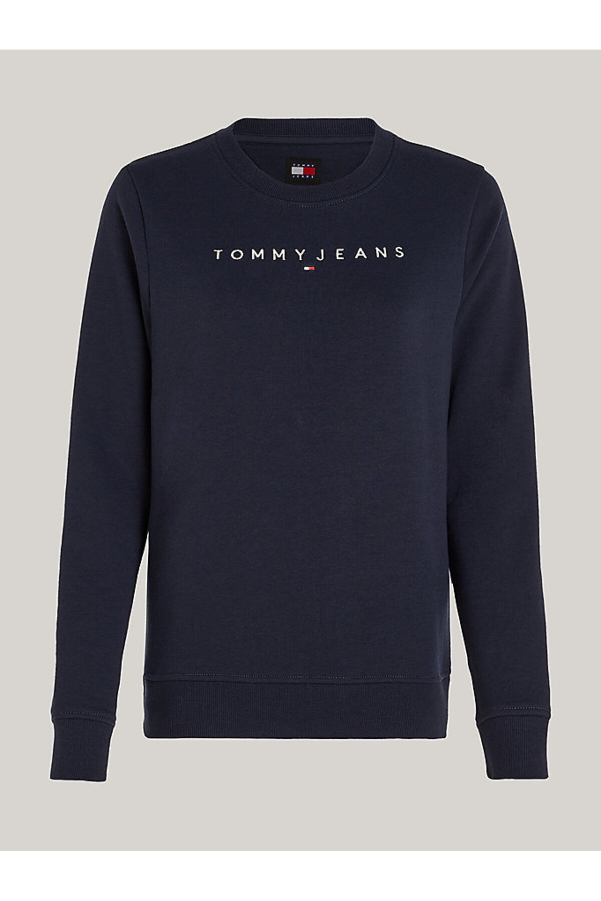 Tommy Hilfiger  Kadın Geniş Kesim Lacivert Sweatshirt - Görsel 6