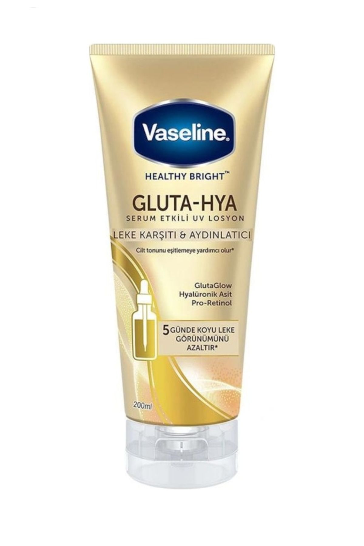 Vaseline Gluta Hya Serum Etkili UV Losyon Leke Karşıtı ve Aydınlatıcı 200 ml