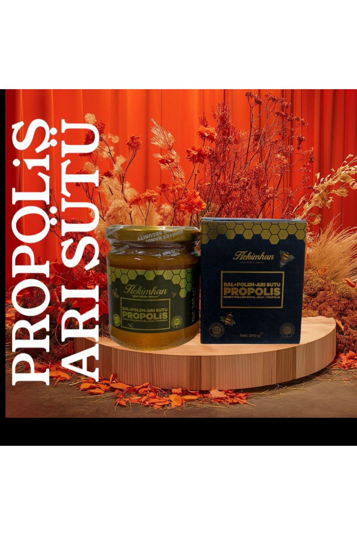 Hekimhan Bal Polen Arı Sütü Propolis Macunu 240 gr