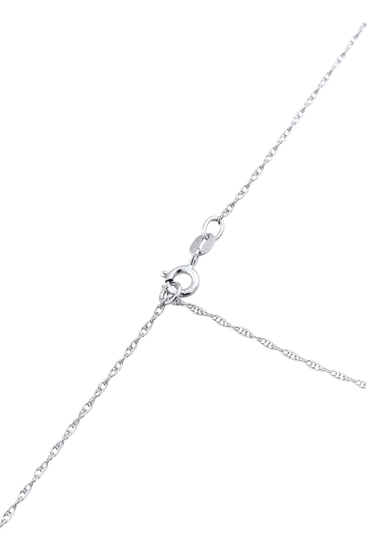 ELLI-Necklace Elli Y-Necklace Women Twisted Link Chain 925 Sterling Silver Party / New Year's Eve 40 cm 4