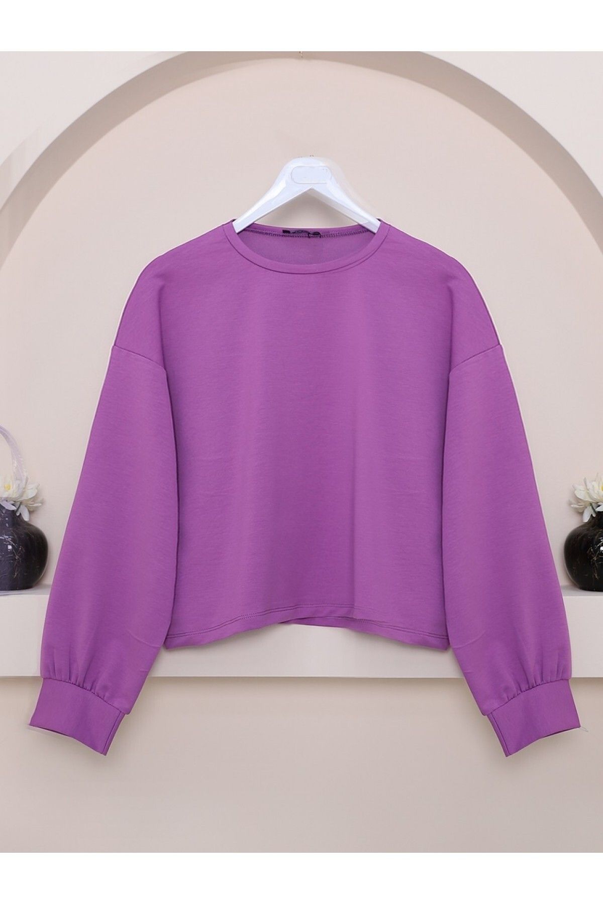 Modamorfo-2 Thread Oversize Crop Sweat 2