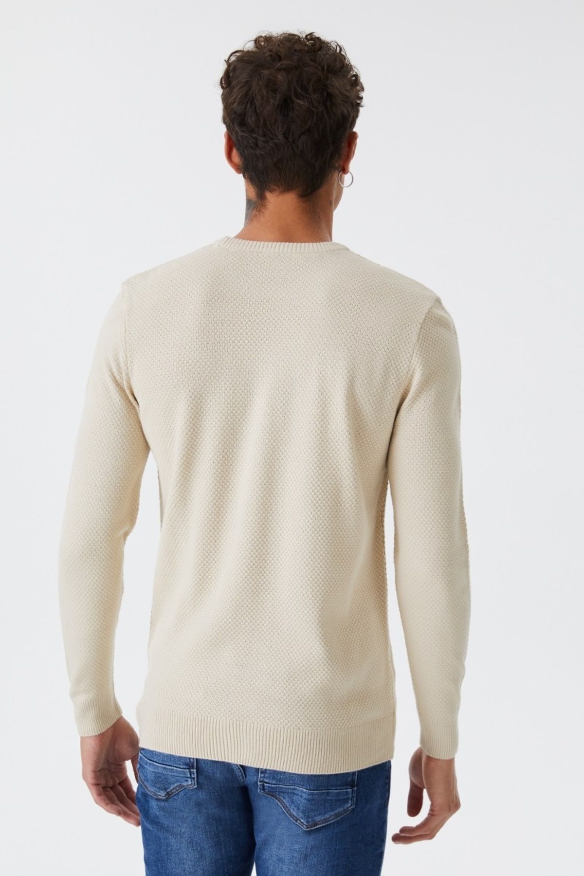 Loft-Men's Stone Colored Sweater - Lf 2030179 6