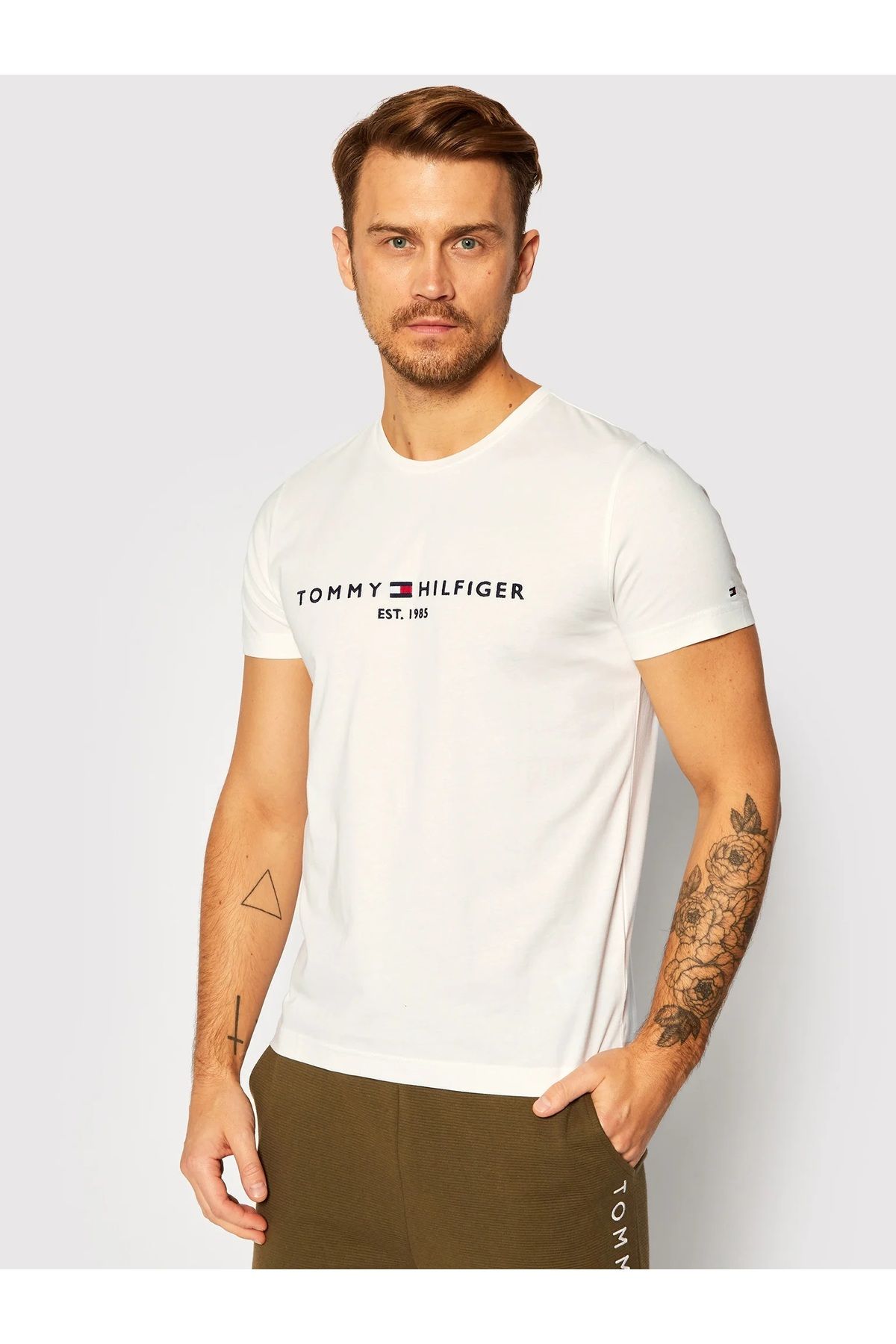 Tommy Hilfiger Sport _TommyHilfiger ERKEK ORGANİK PAMUK T-SHIRT