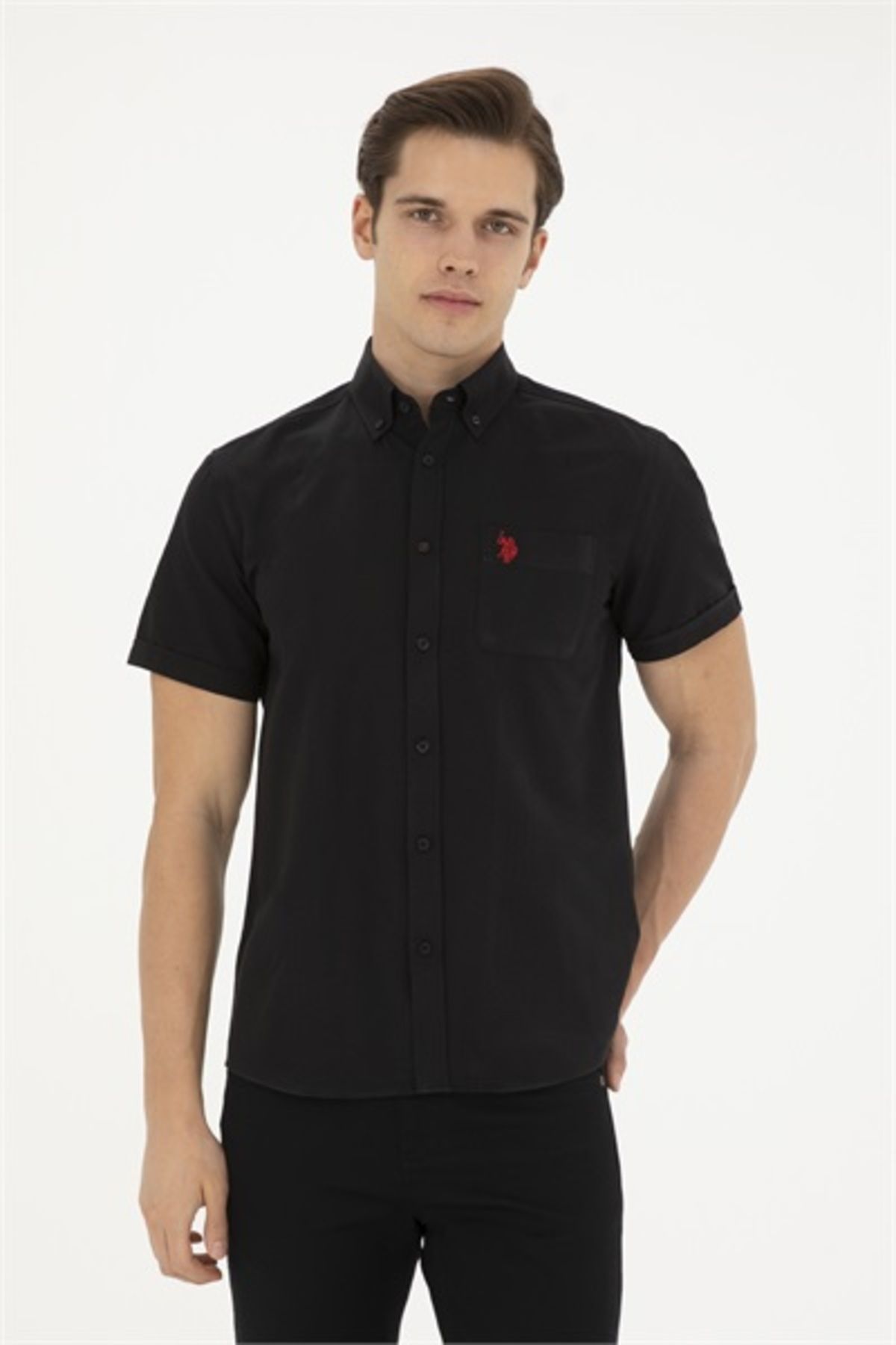 پیراهن مشکی مردانه Goxy024y Us Polo Assn - 1829651 U.S. Polo Assn.