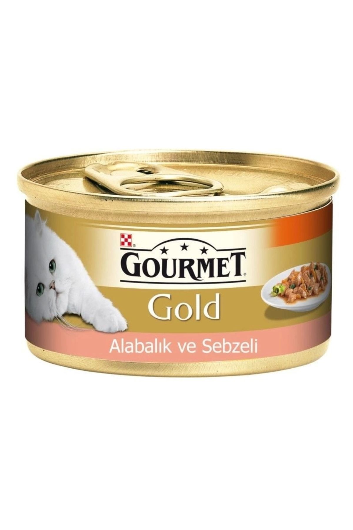 Purina Gourmet Parça Etli Soslu Alabalık Ve Sebzeli Kedi Konservesi