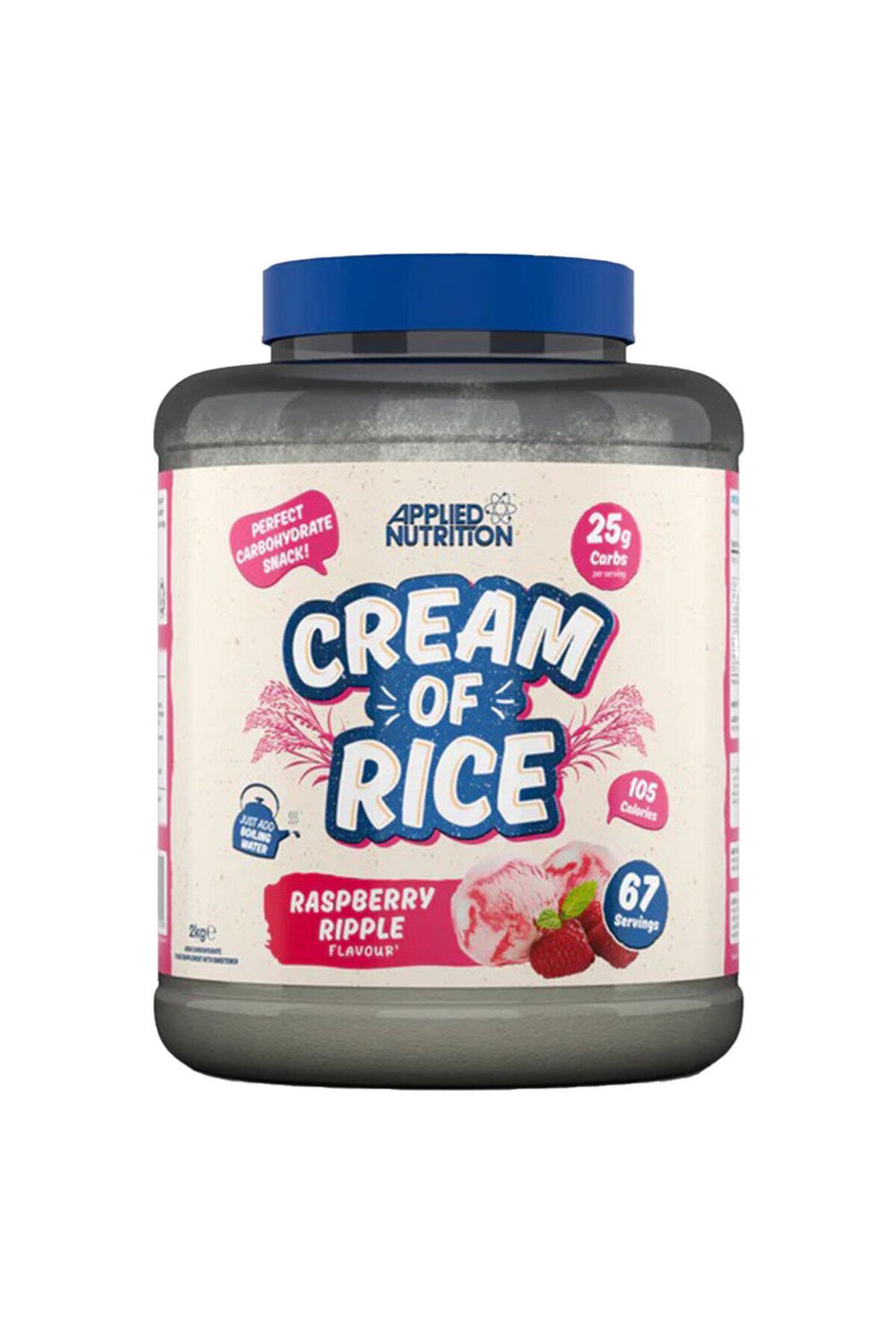 applied nutrition-Cream Of Rice, Raspberry Ripple, 2 Kg, Source Of Energy For Breakfast & Snacks 1