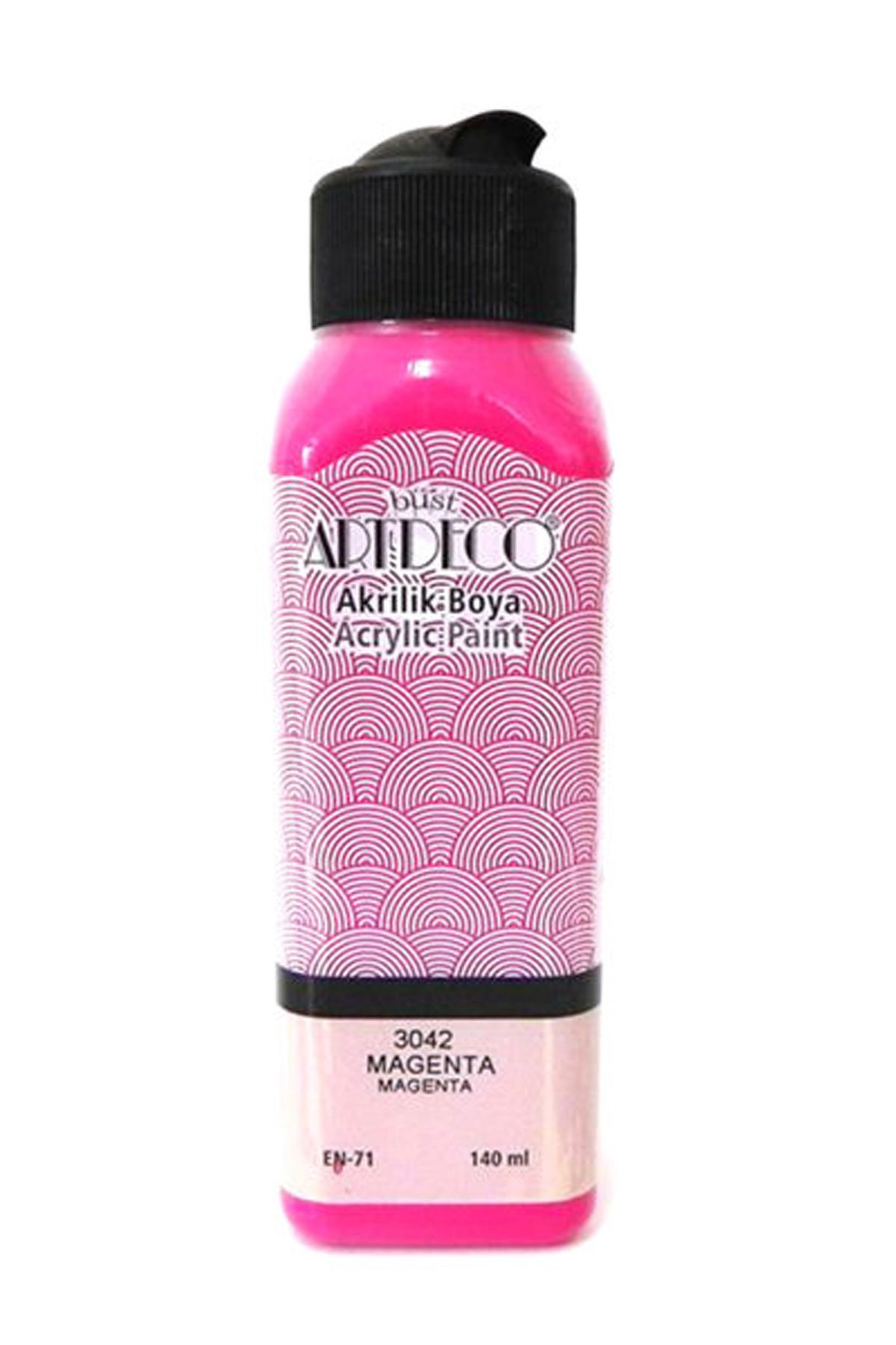 Heez Artdeco Akrilik Boya 140 Ml Magenta