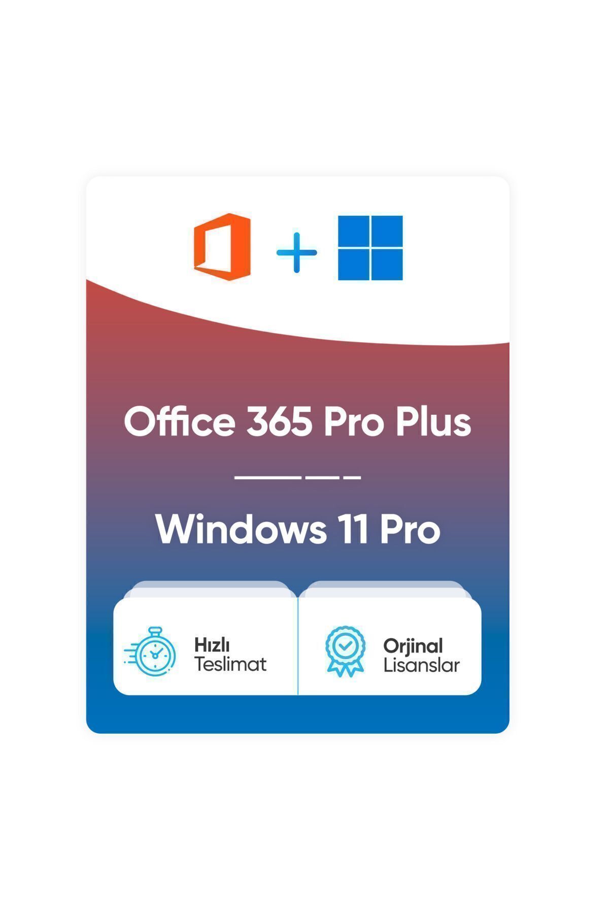 MICROSOFT Windows 11 Pro+office 365 Pro Plus Lisans Ikili Ürün