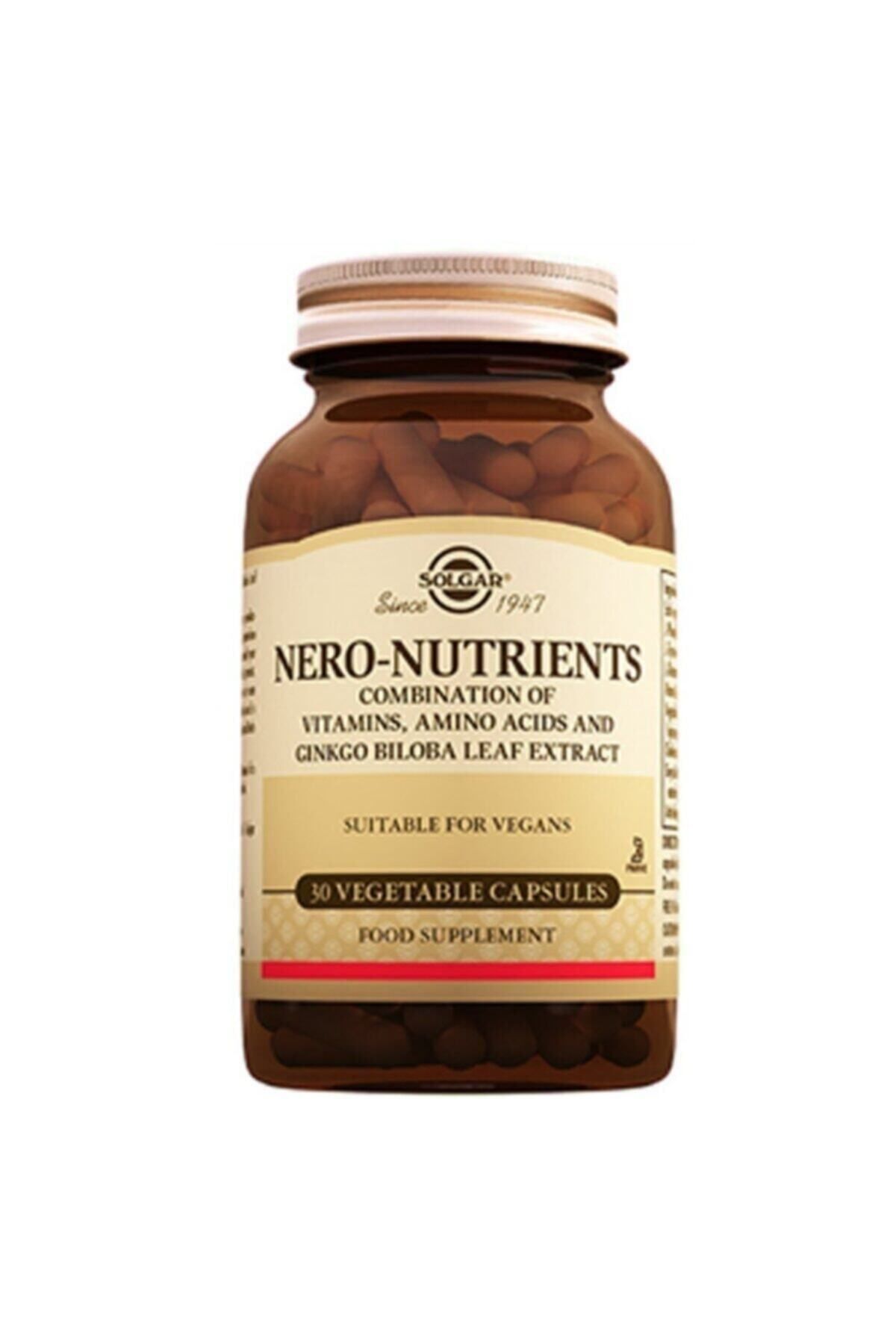 Solgar Nero Nutrients - 30 Kapsül